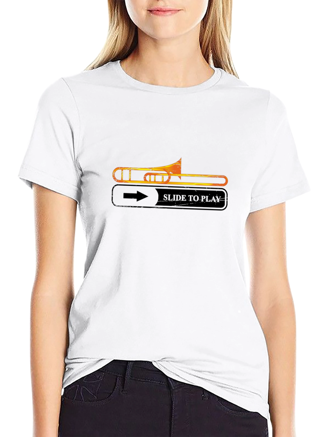 Slide to Play Trombone Graphic Tee