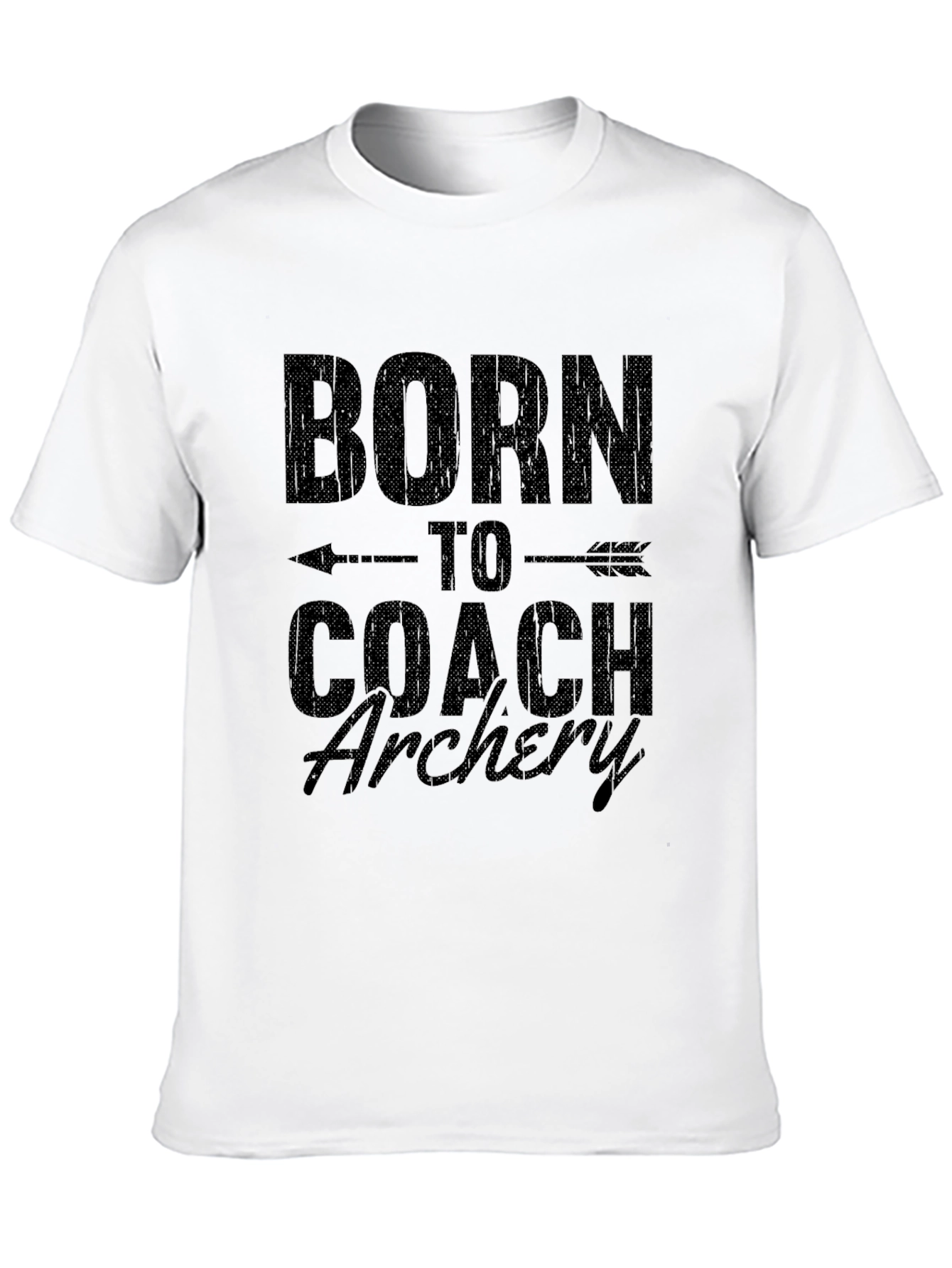 Born to Coach Archery Black T-Shirt