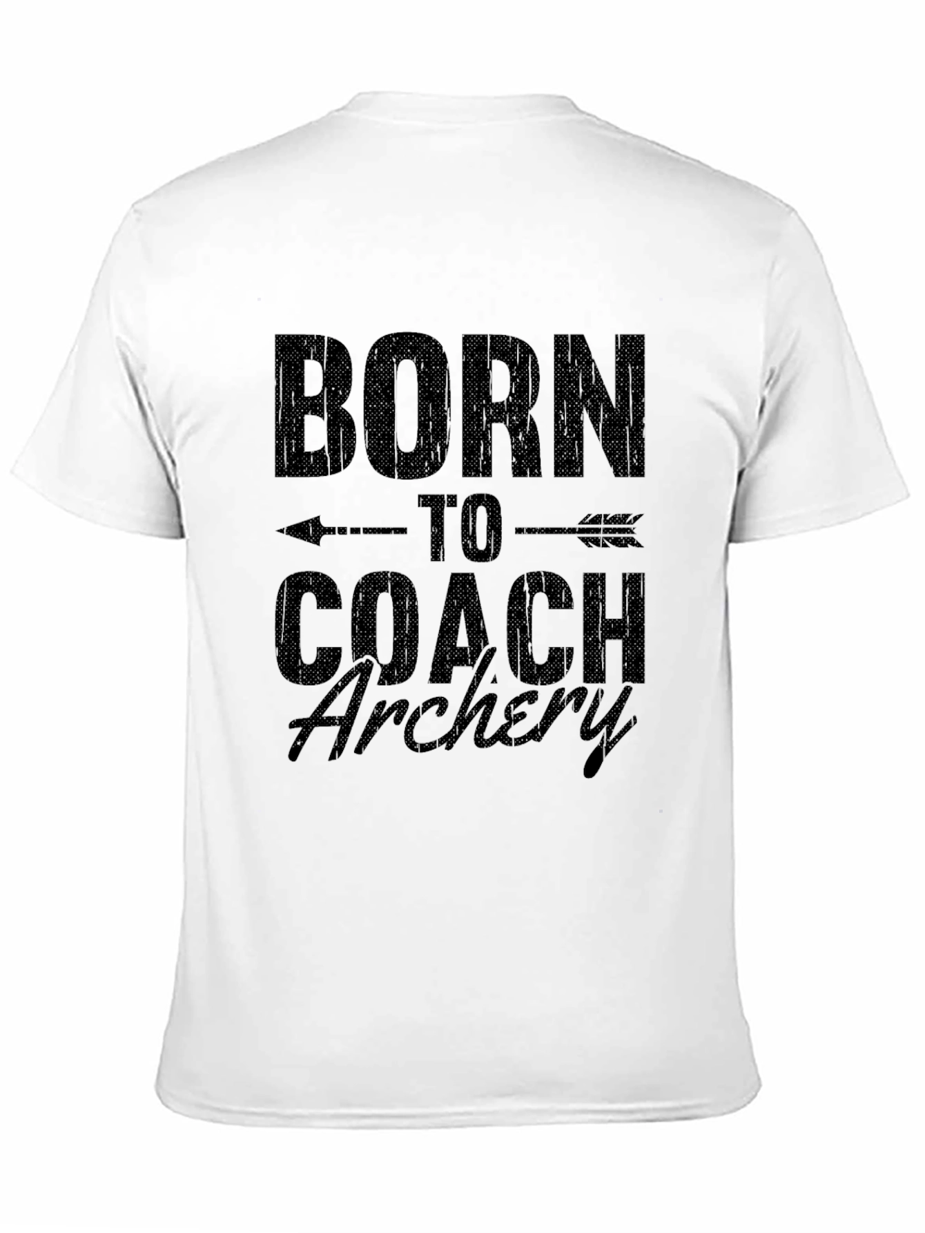 Born to Coach Archery Black T-Shirt