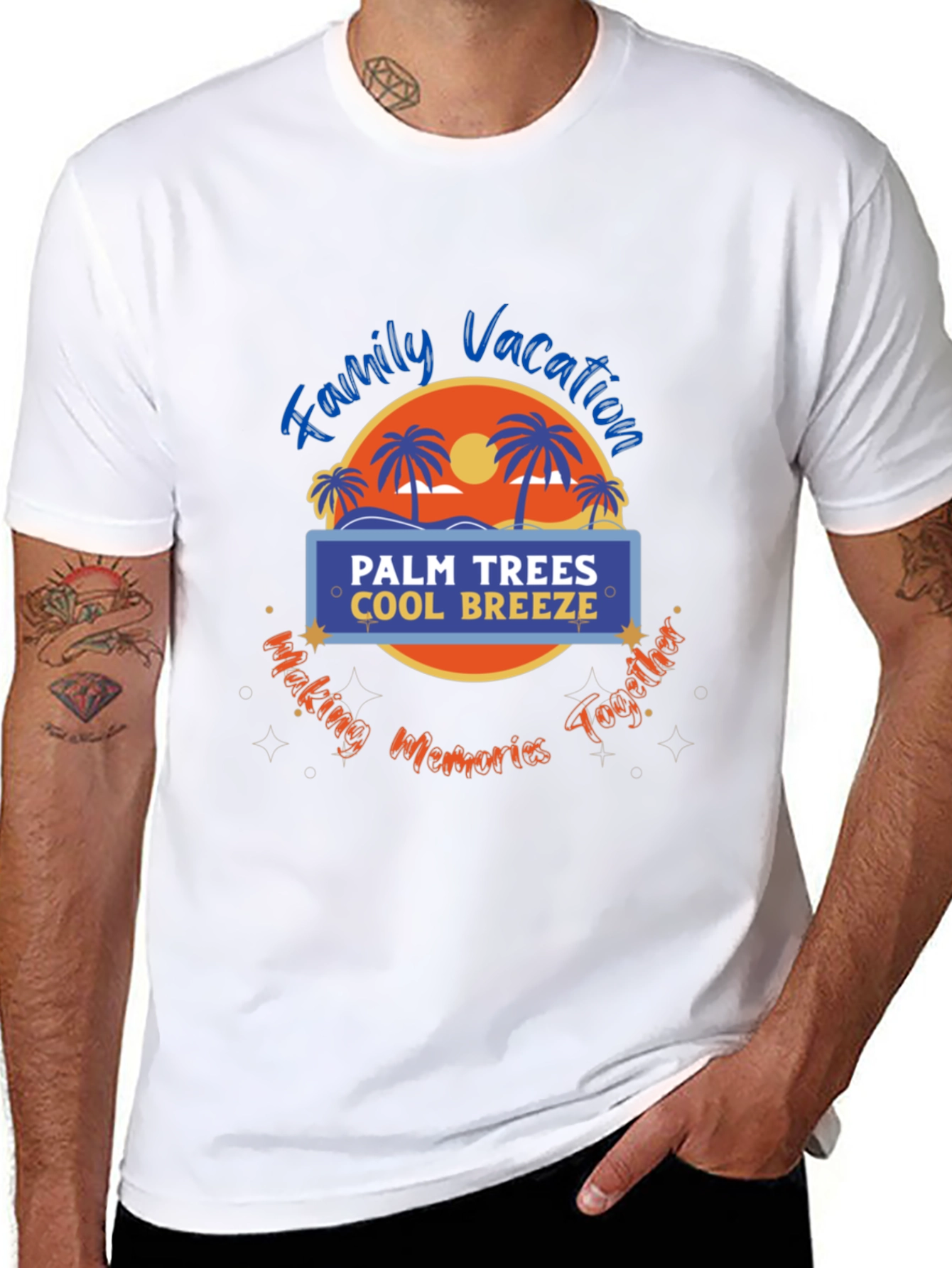 Family Vacation Palm Trees T-Shirt