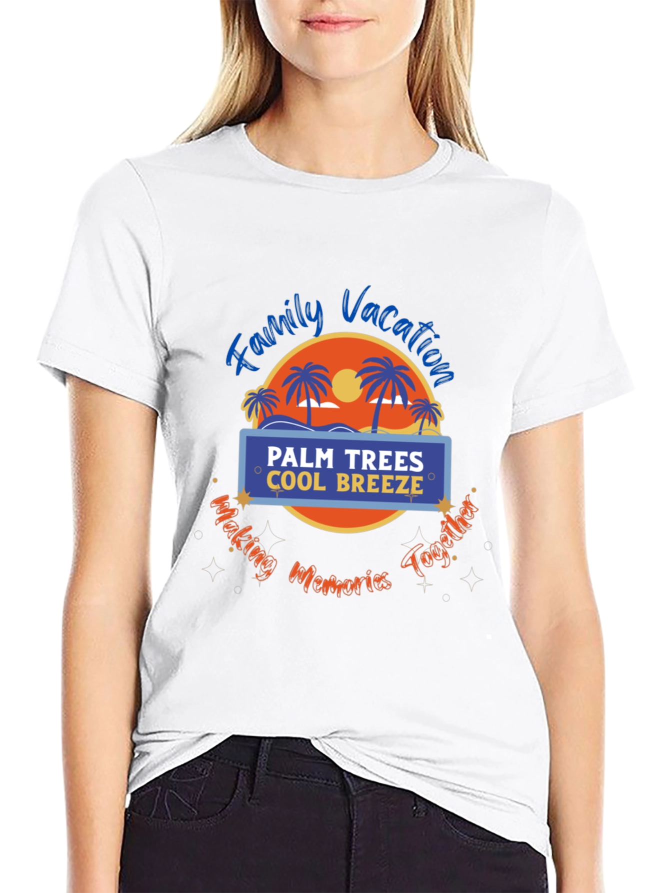 Family Vacation Palm Trees T-Shirt