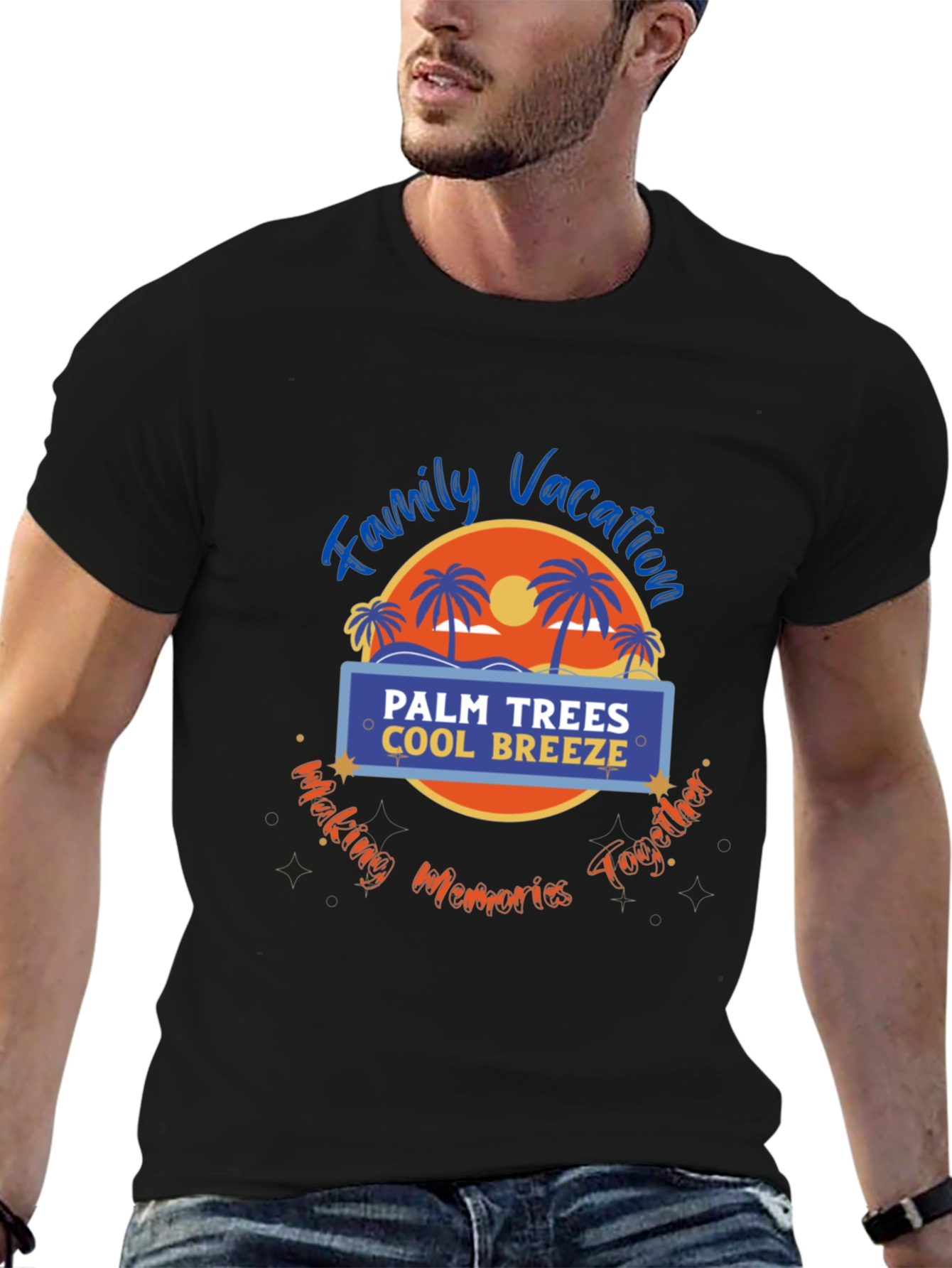 Family Vacation Palm Trees T-Shirt