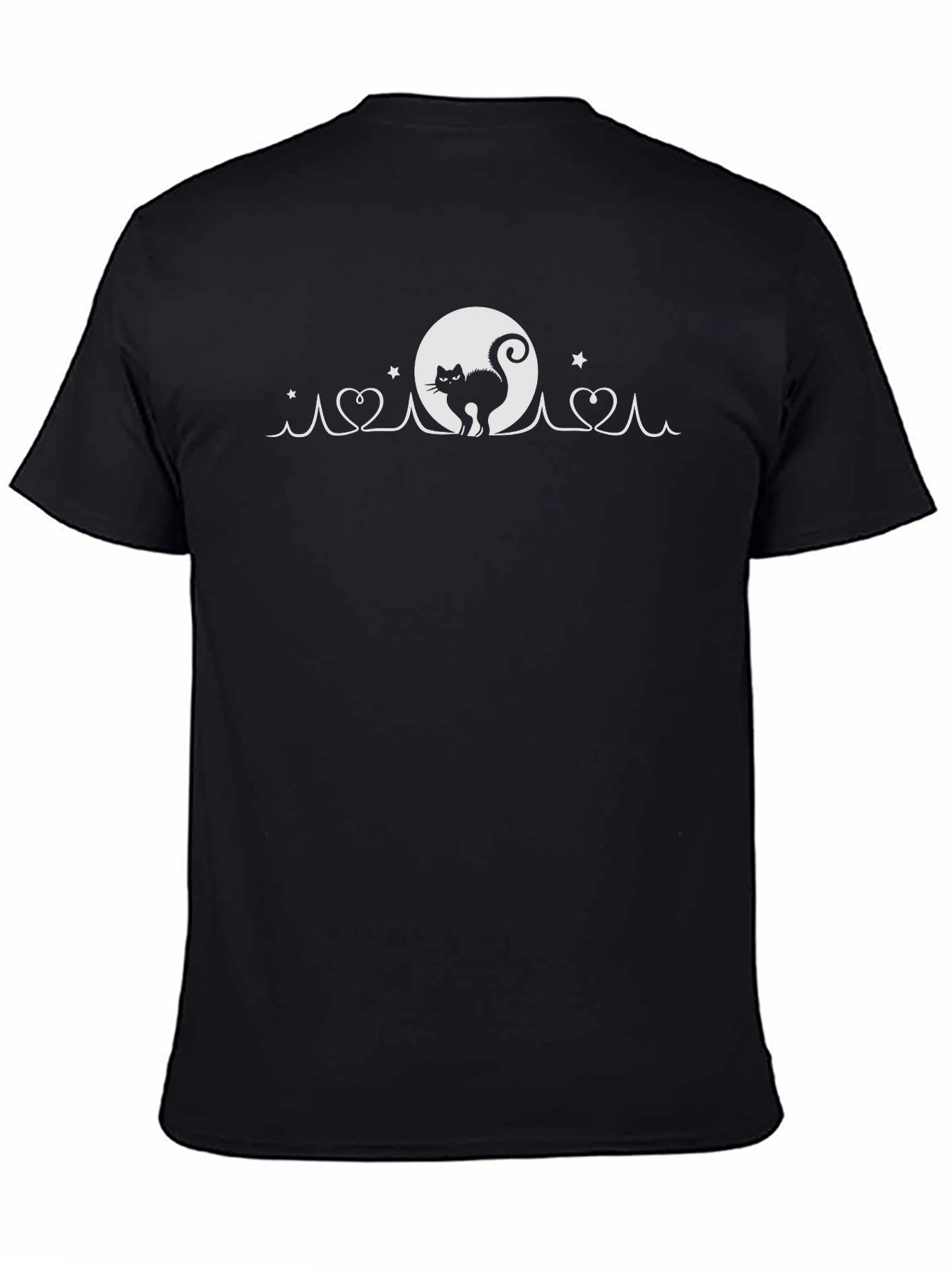 Black Cat Moon T-Shirt