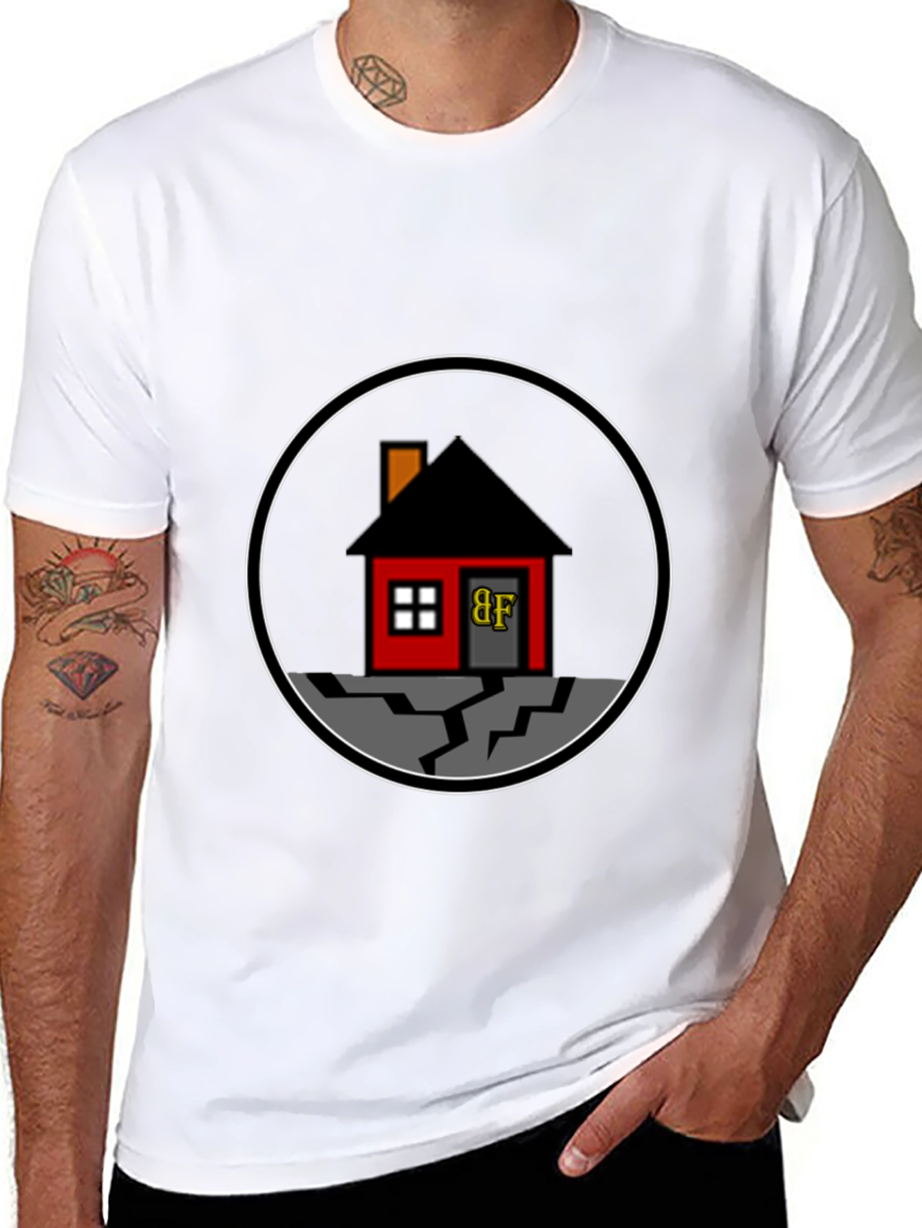 Cracked Foundation Graphic Tee