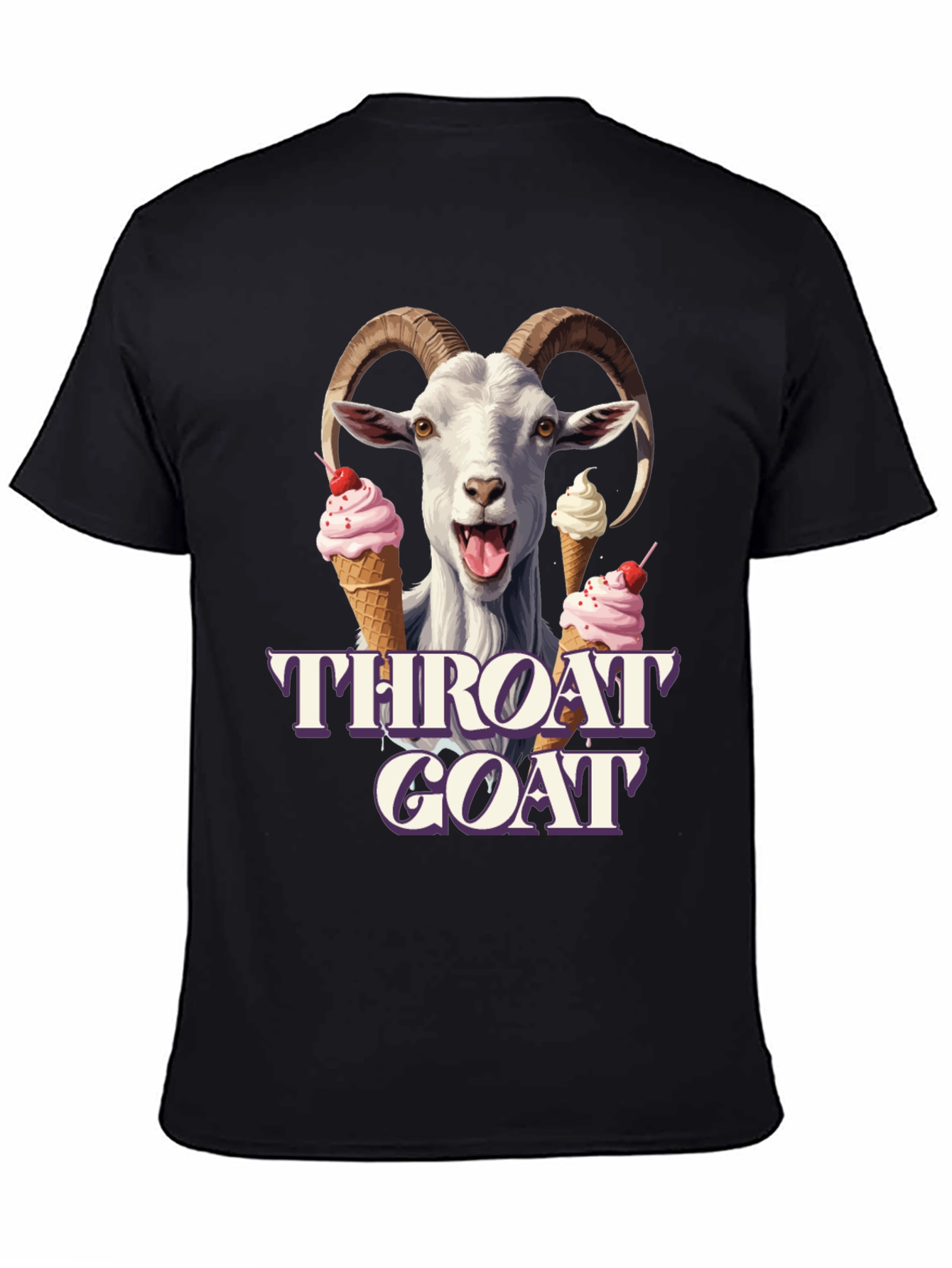 Throat Goat Ice Cream T-Shirt