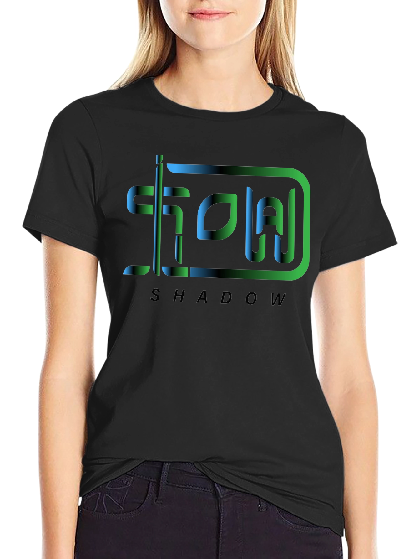 Shadow Graphic Tee - Modern Design