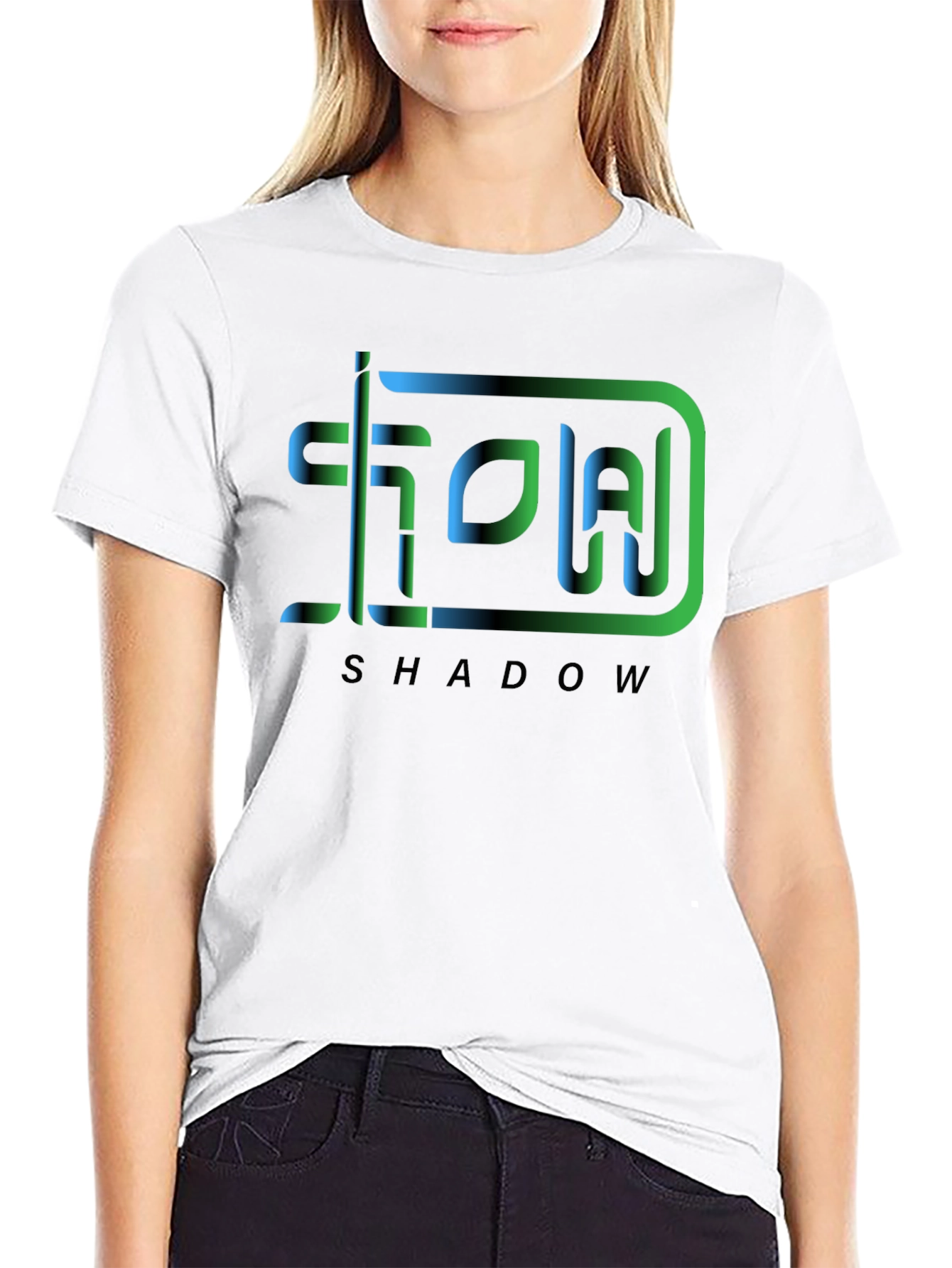 Shadow Graphic Tee - Modern Design