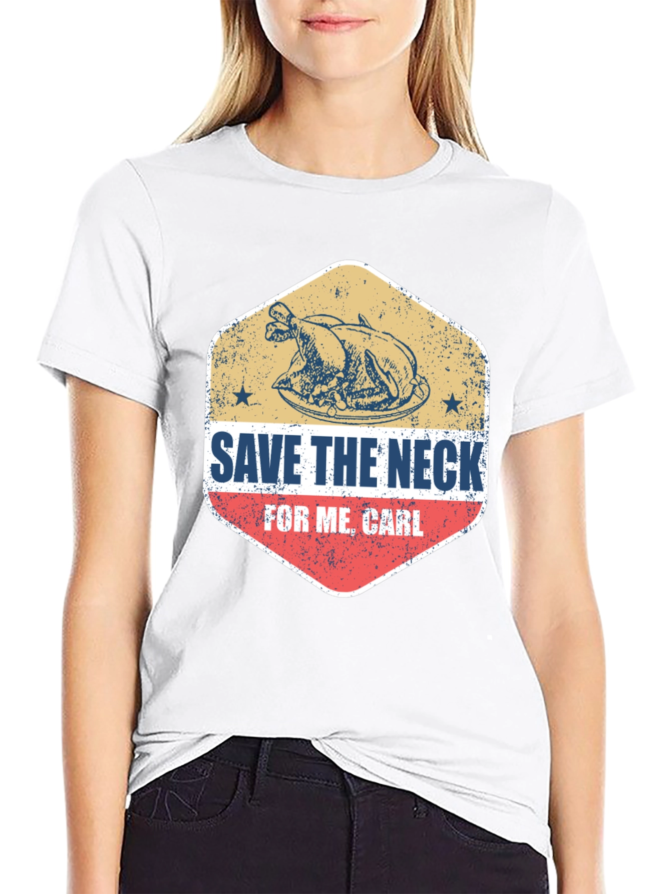 Save The Neck For Me Carl Thanksgiving T-Shirt