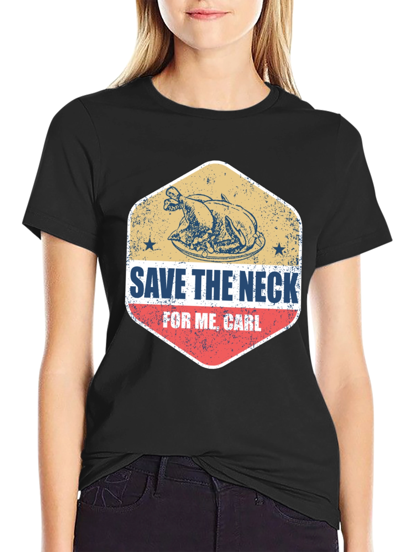 Save The Neck For Me Carl Thanksgiving T-Shirt