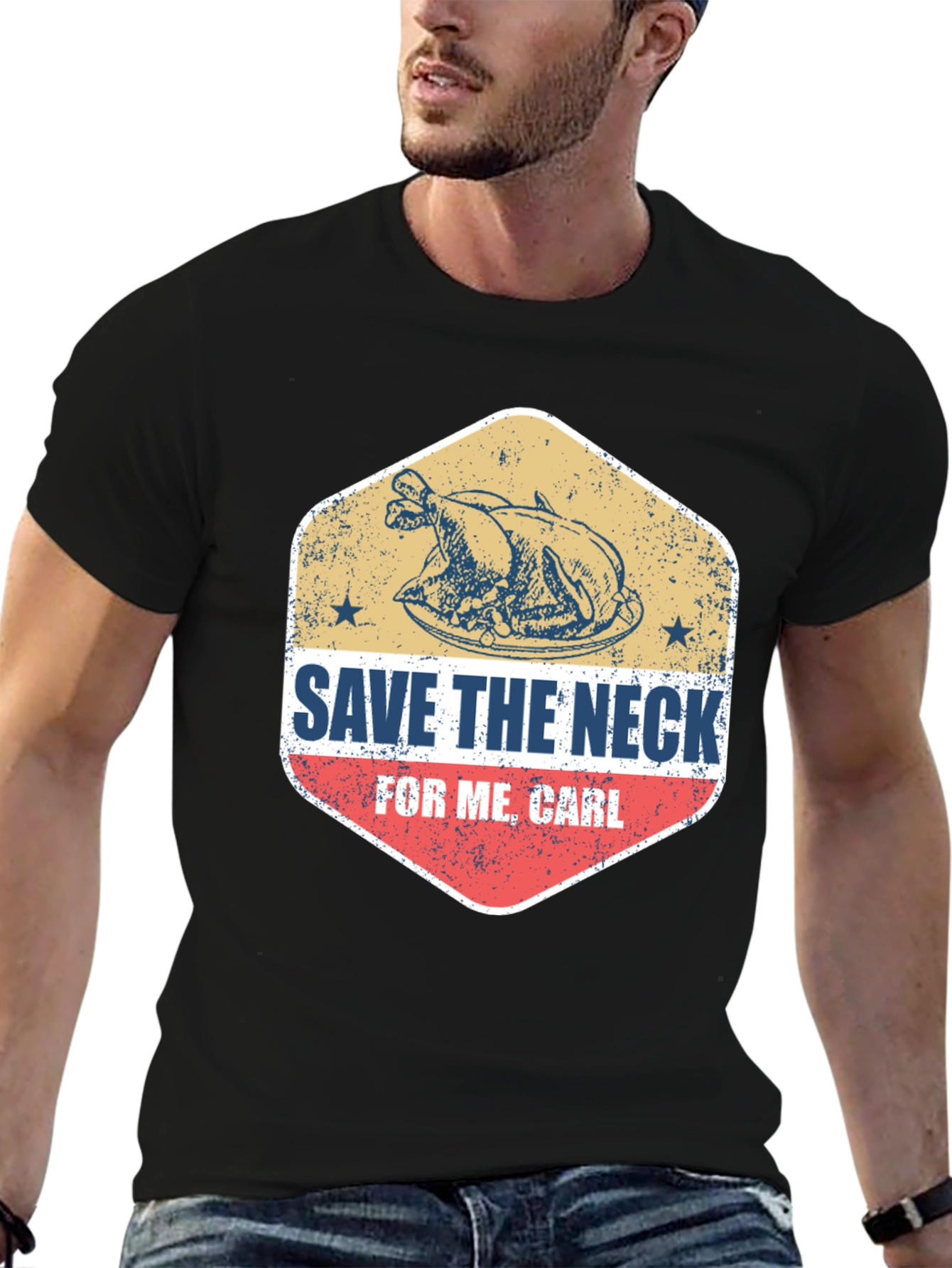 Save The Neck For Me Carl Thanksgiving T-Shirt