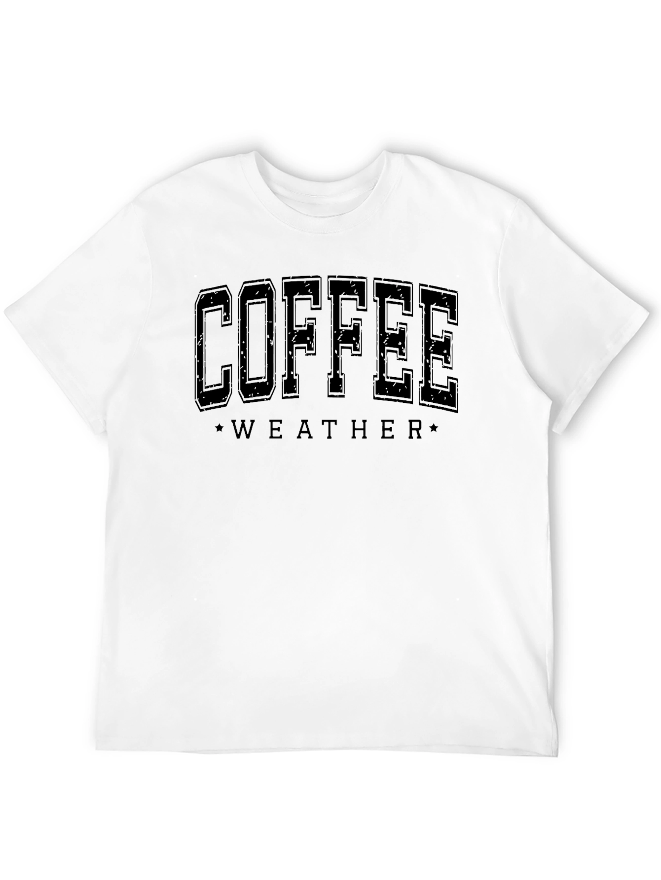 Coffee Weather Black Graphic Tee