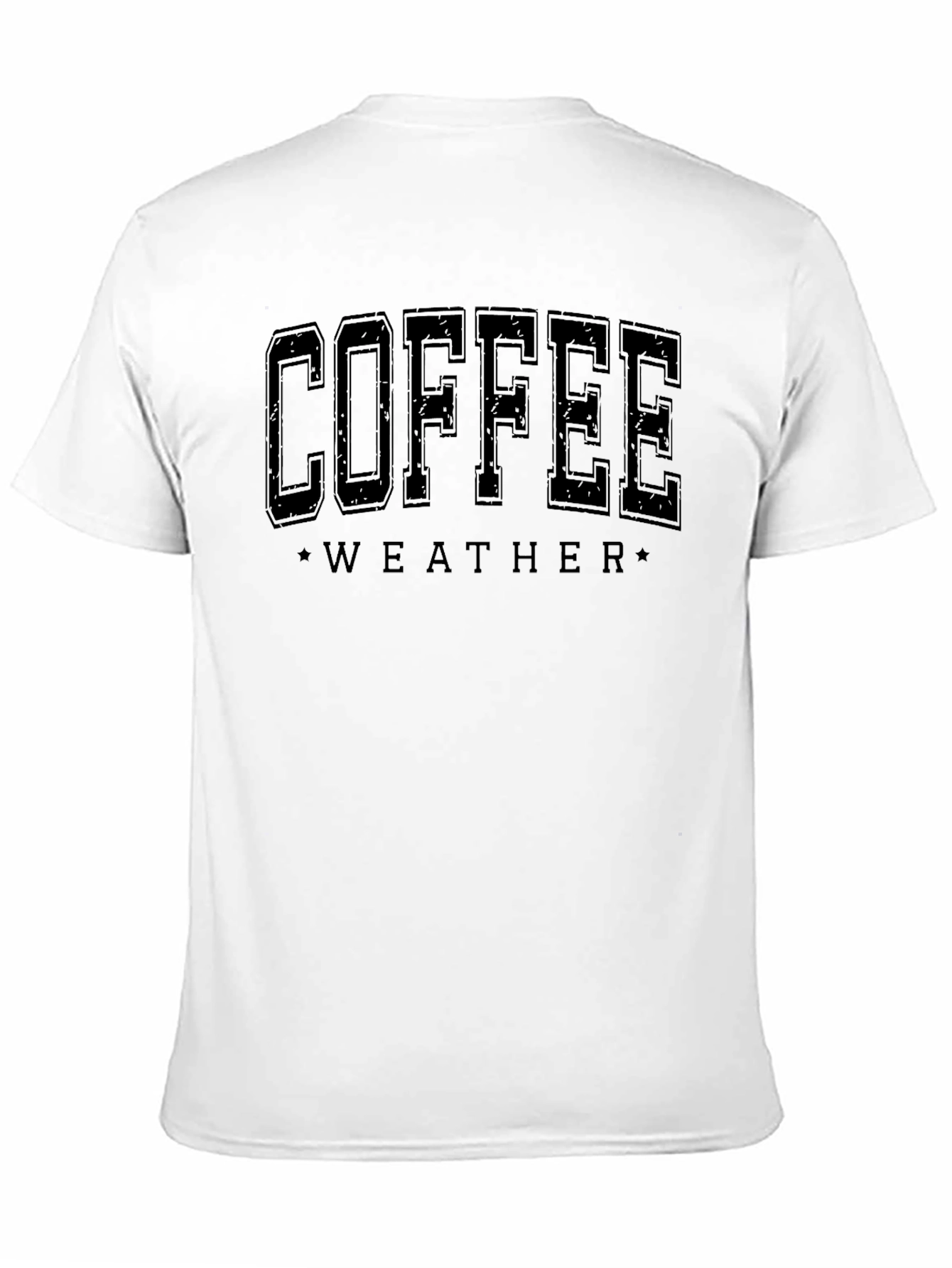Coffee Weather Black Graphic Tee