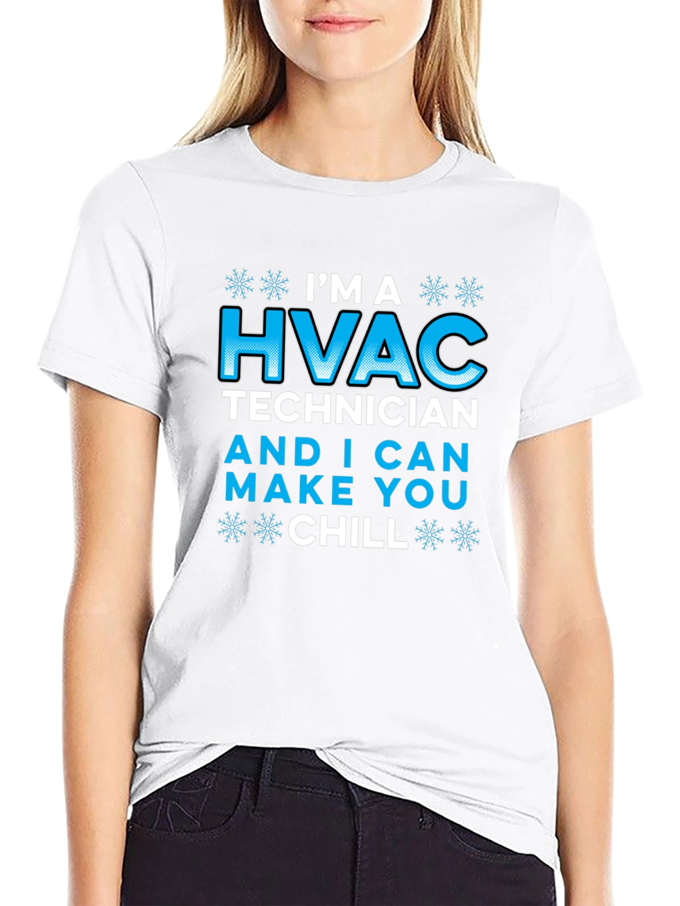 HVAC Technician Graphic T-Shirt - Funny Chill Quote