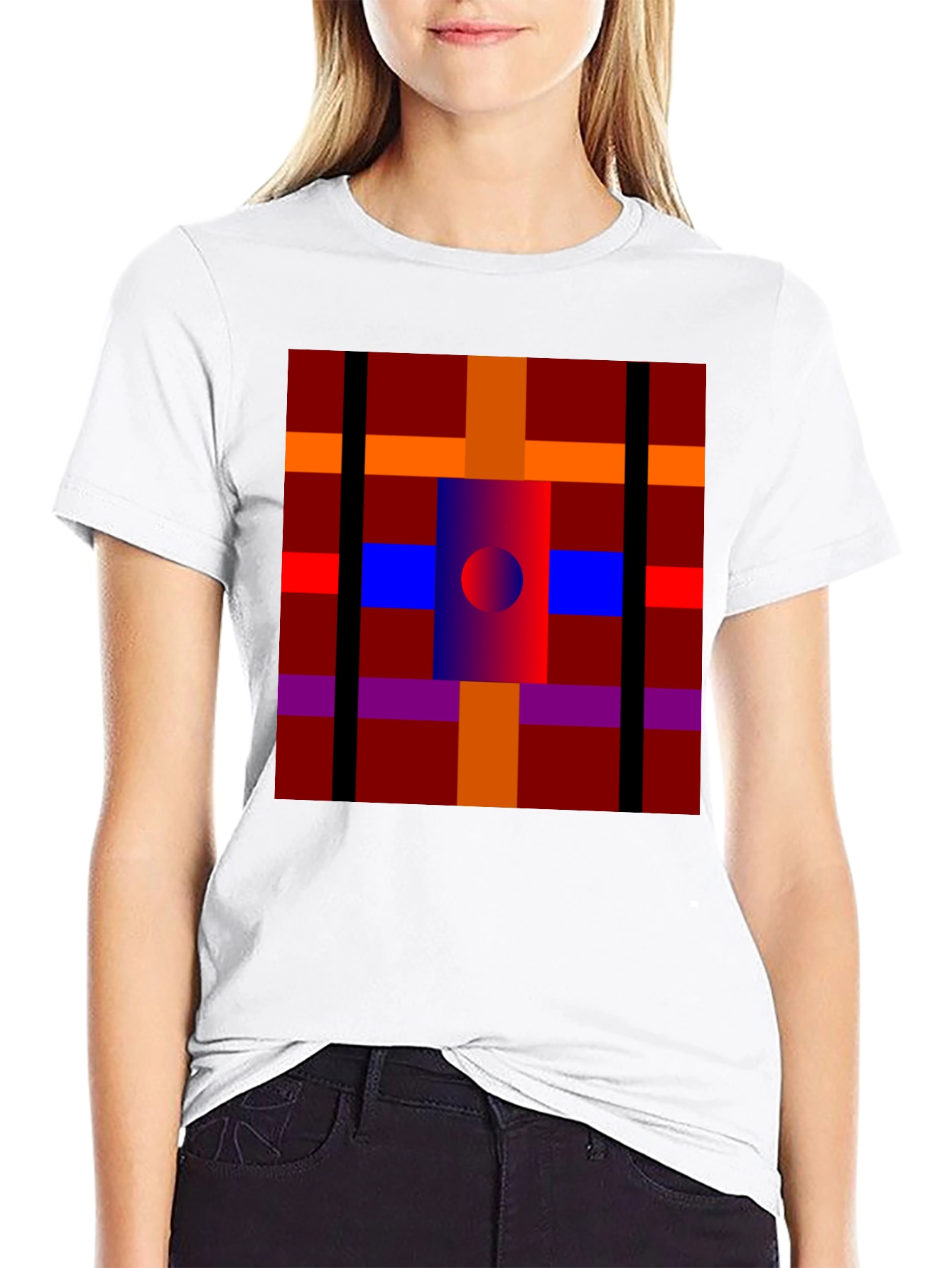 Abstract Pattern Graphic Print T-Shirt