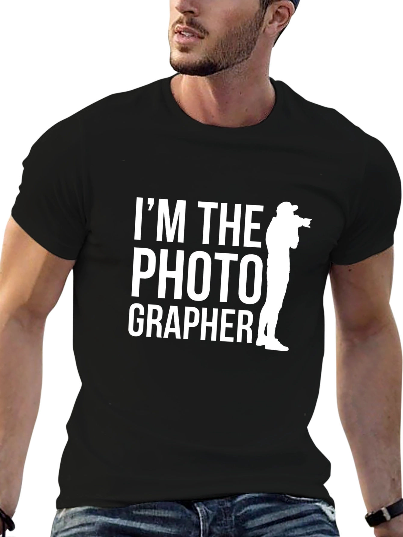 Im The Photographer T-Shirt - Black Graphic Tee