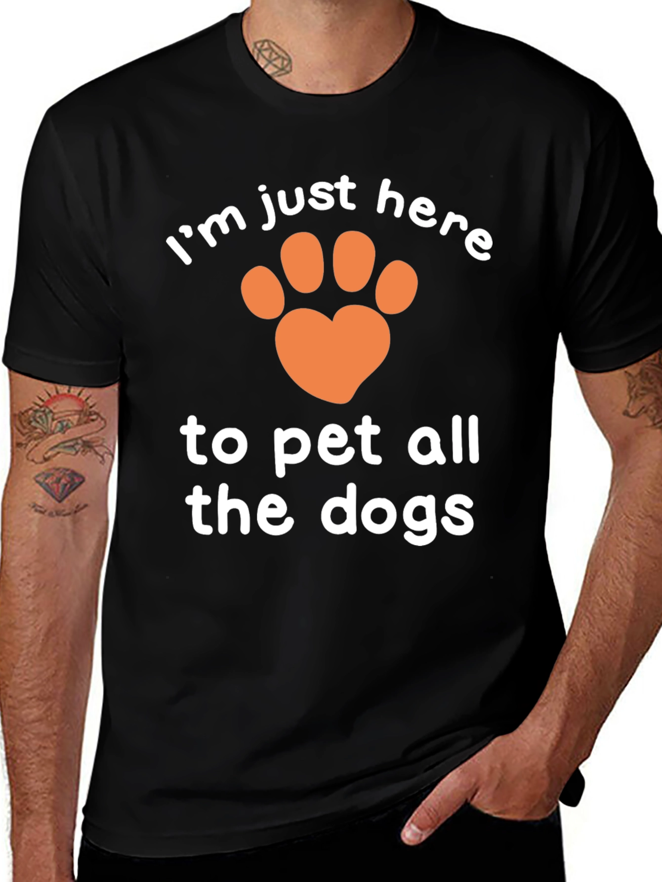 Pet All the Dogs Graphic T-Shirt