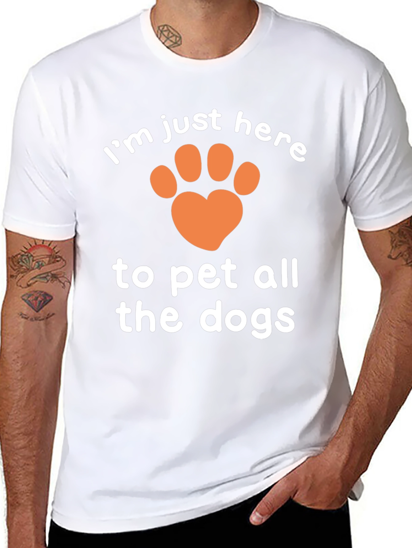 Pet All the Dogs Graphic T-Shirt
