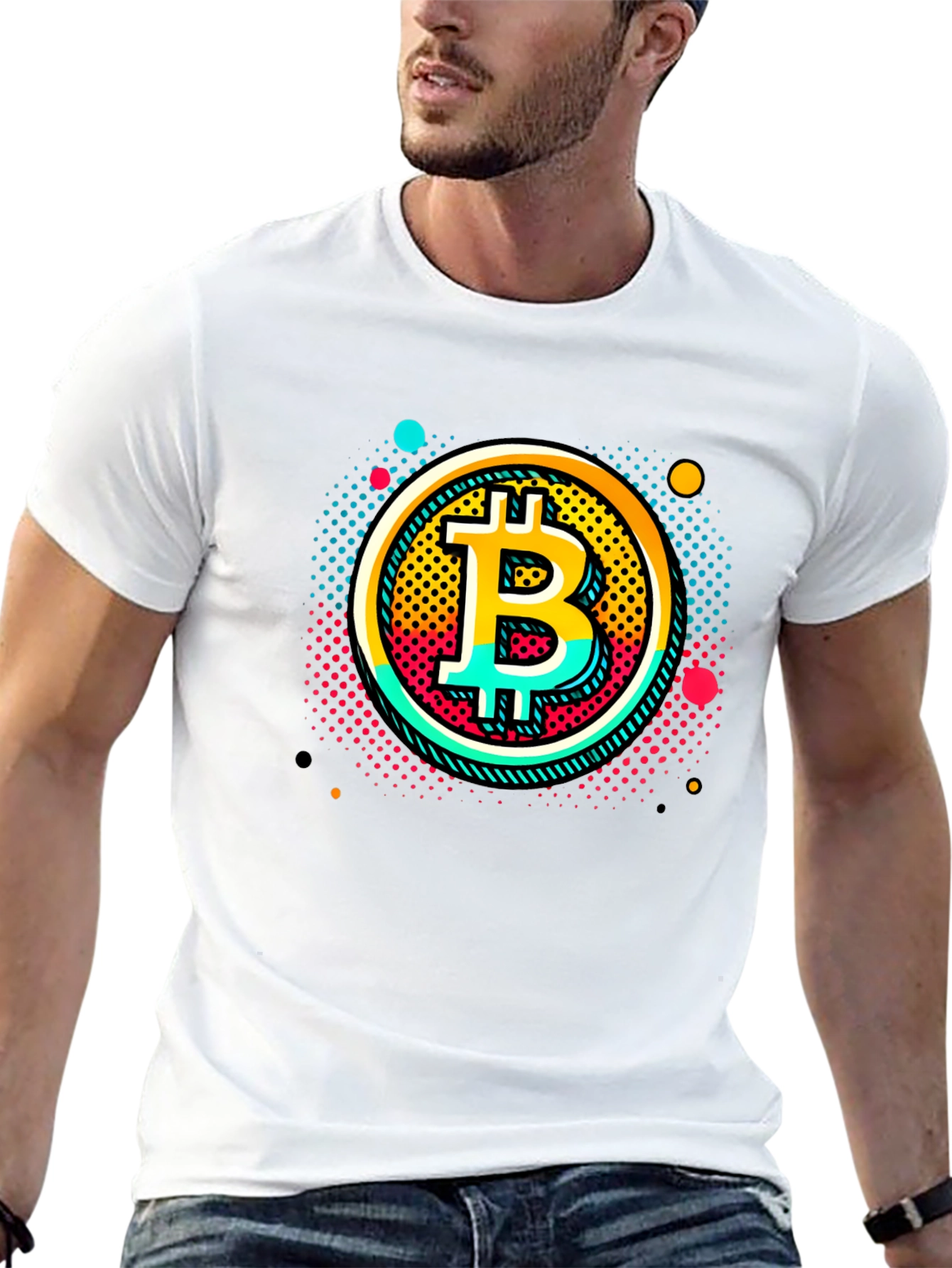 Bitcoin Graphic Tee - Modern Crypto T-Shirt
