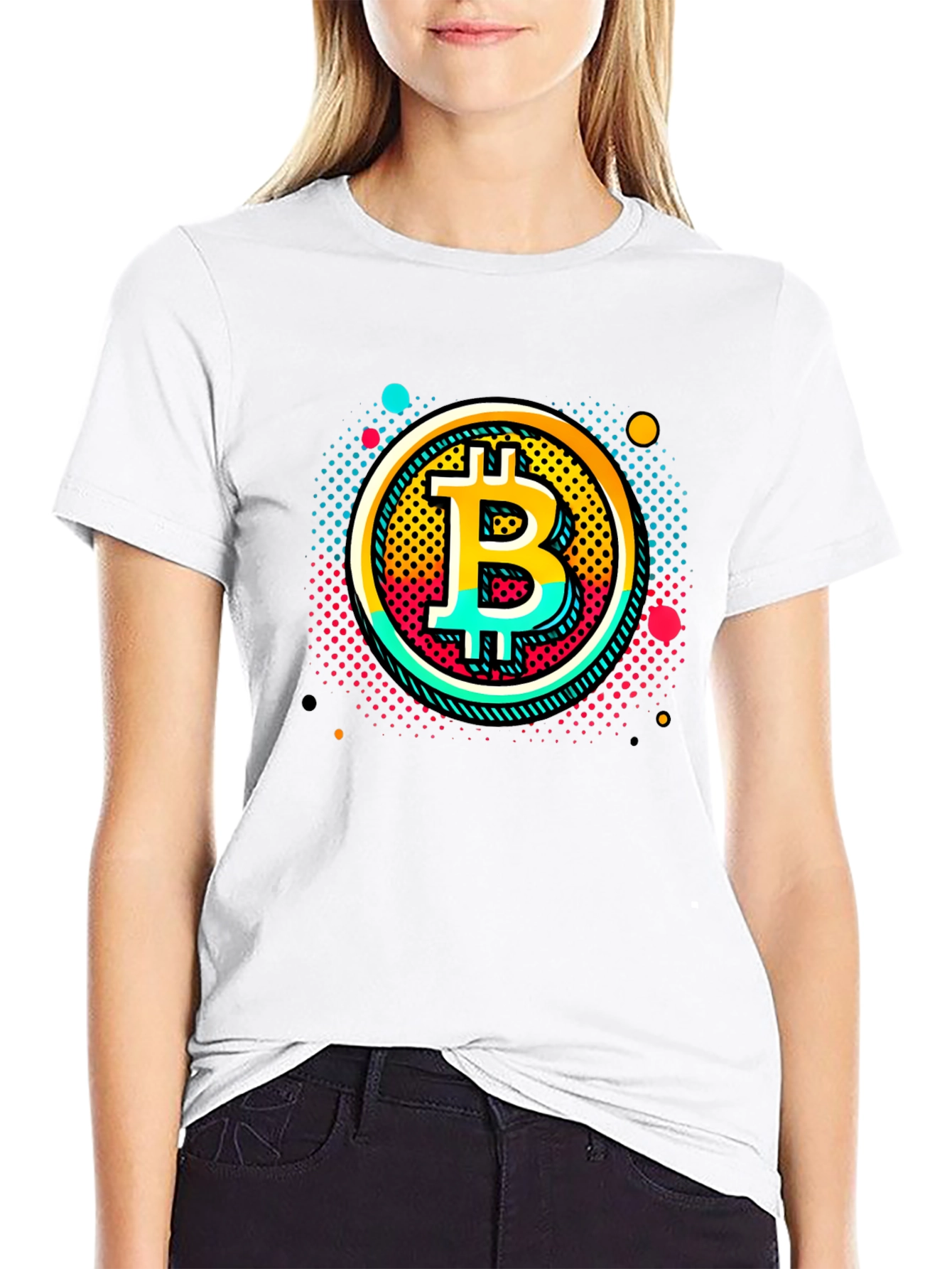 Bitcoin Graphic Tee - Modern Crypto T-Shirt