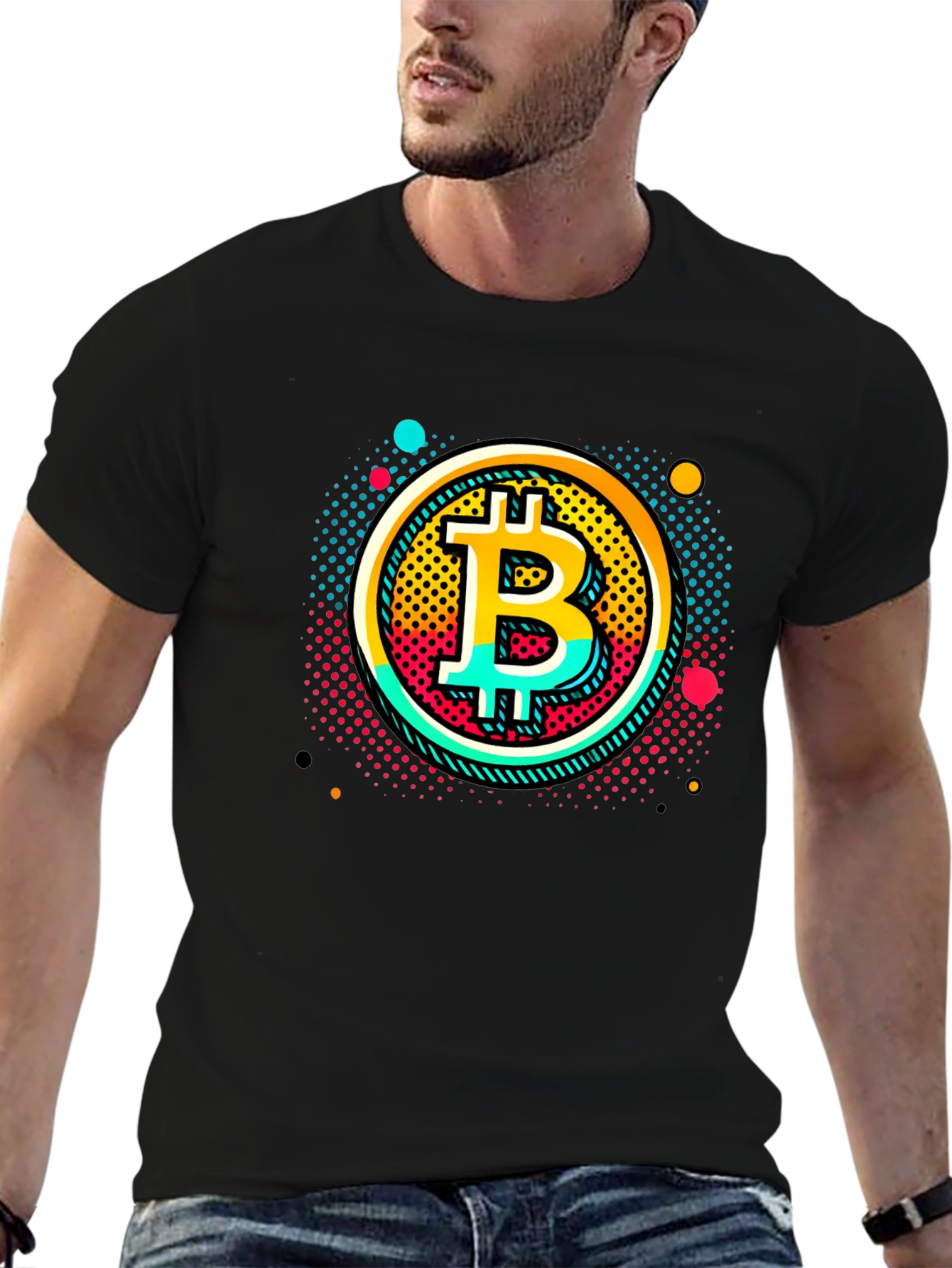 Bitcoin Graphic Tee - Modern Crypto T-Shirt