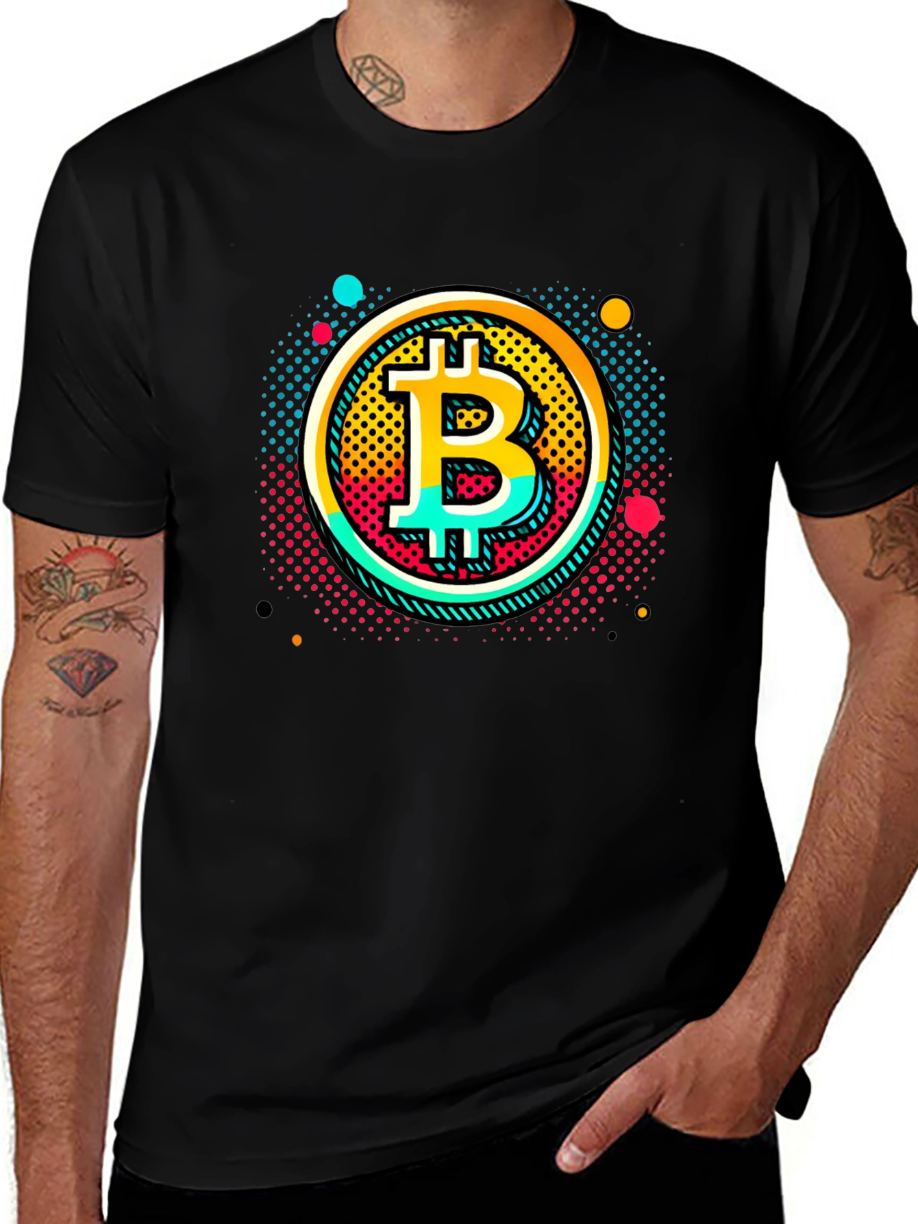 Bitcoin Graphic Tee - Modern Crypto T-Shirt