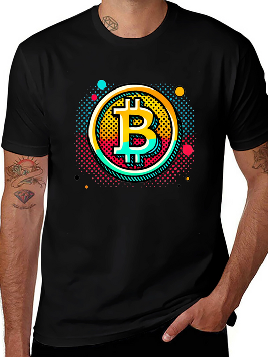 Bitcoin Graphic Tee - Modern Crypto T-Shirt