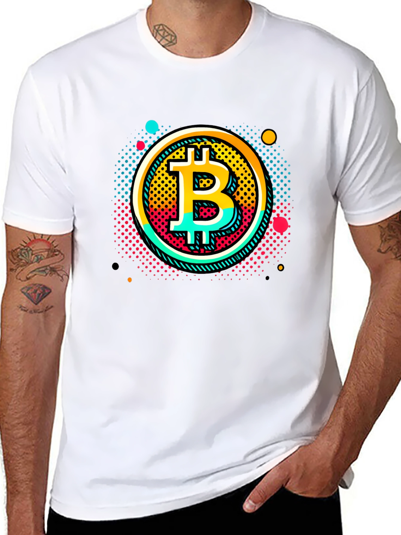 Bitcoin Graphic Tee - Modern Crypto T-Shirt