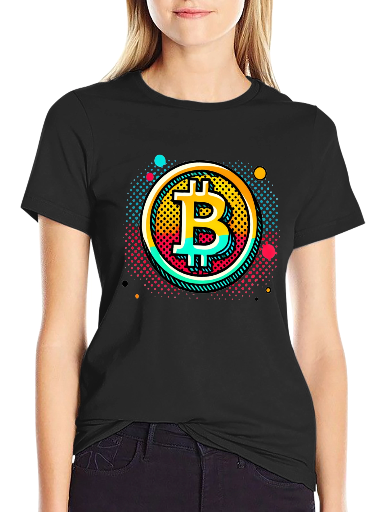 Bitcoin Graphic Tee - Modern Crypto T-Shirt