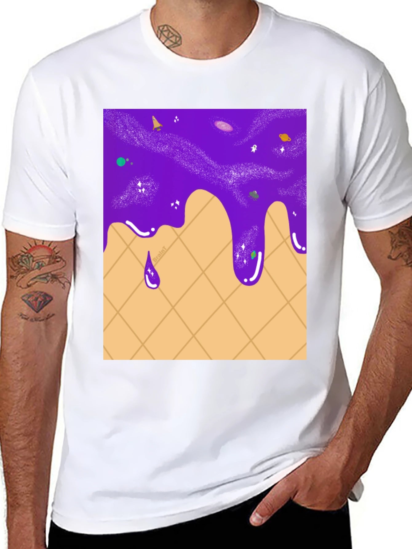 Galaxy Ice Cream T-Shirt