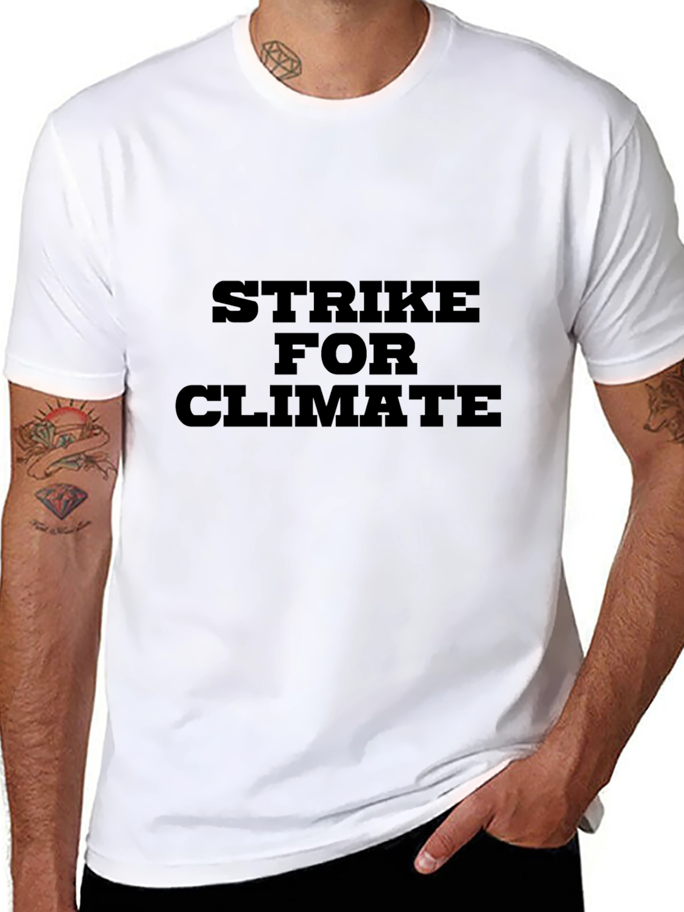 Strike for Climate Black T-Shirt