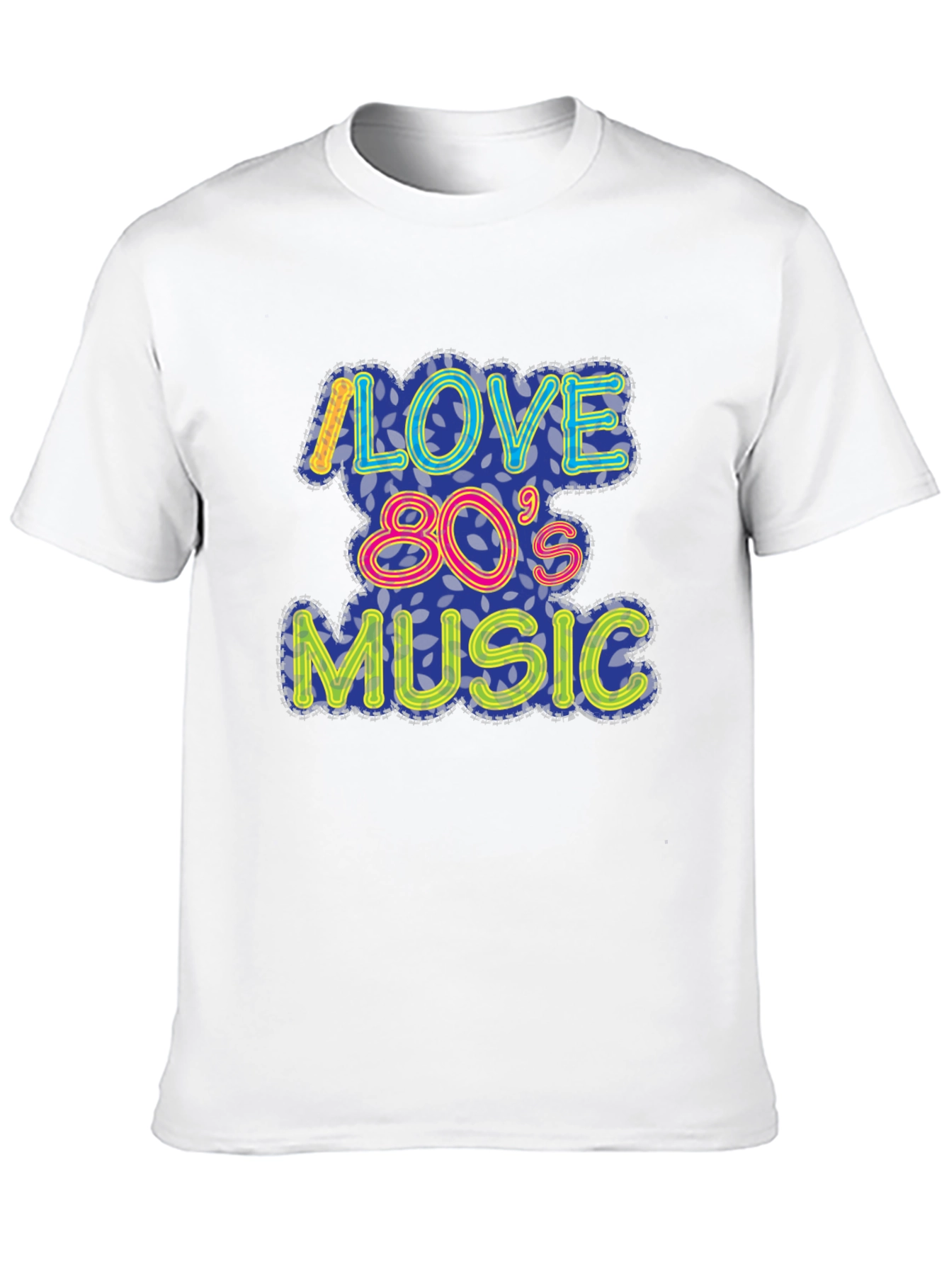 I Love 80s Music Graphic Tee