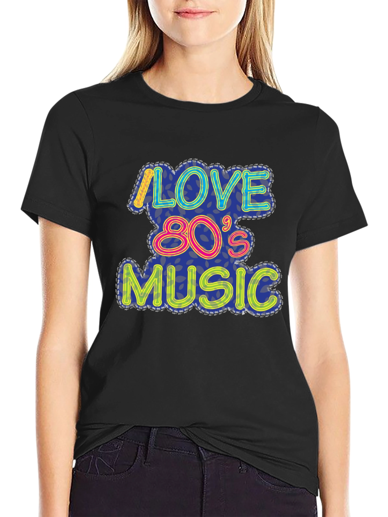 I Love 80s Music Graphic Tee