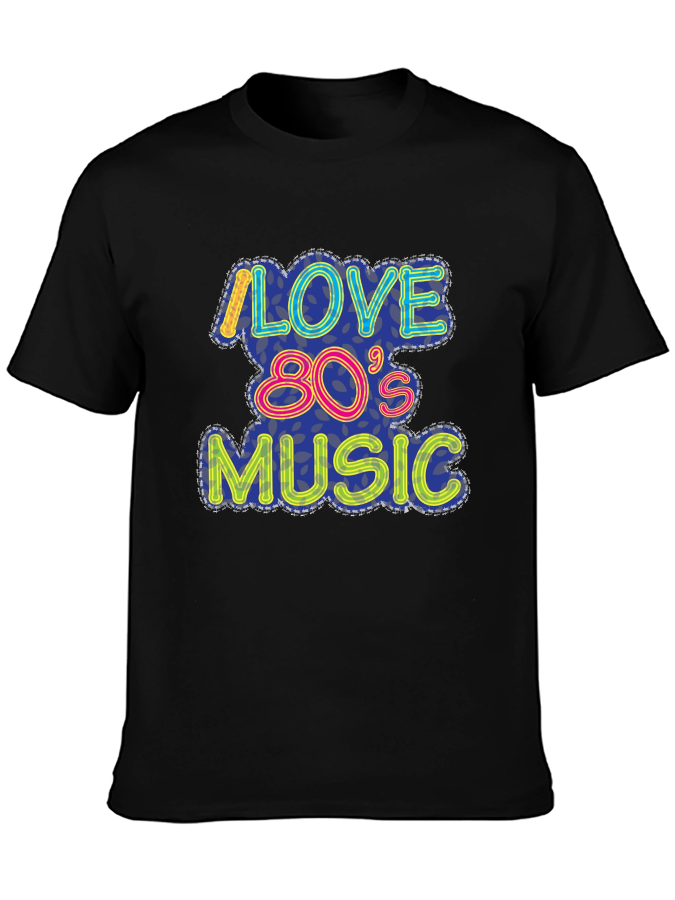 I Love 80s Music Graphic Tee