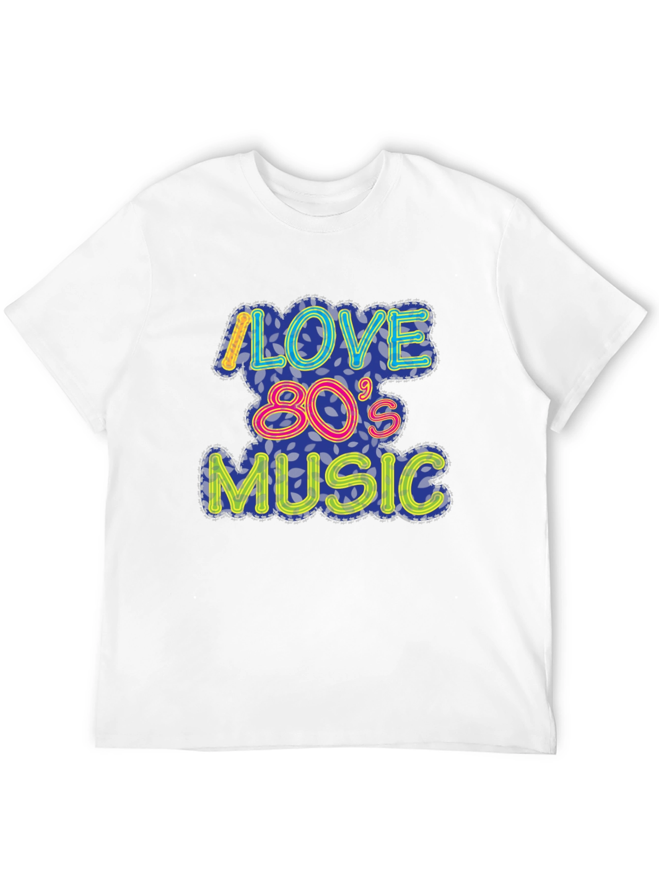 I Love 80s Music Graphic Tee