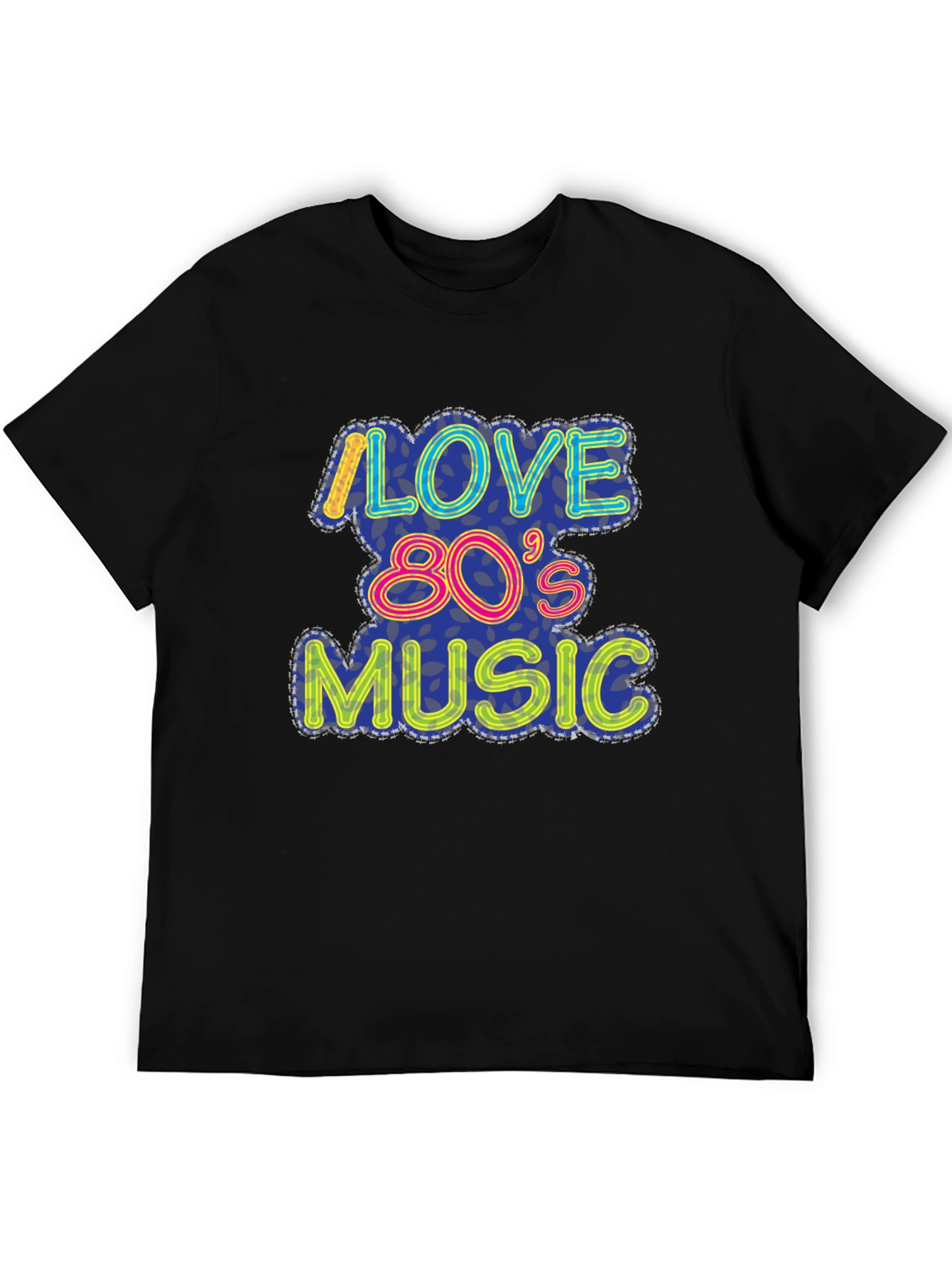 I Love 80s Music Graphic Tee