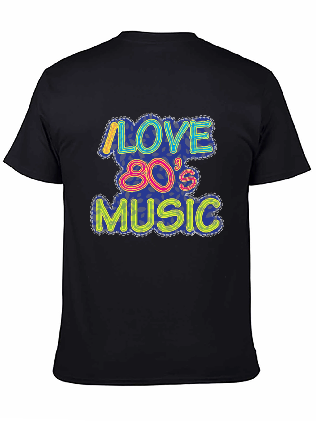 I Love 80s Music Graphic Tee