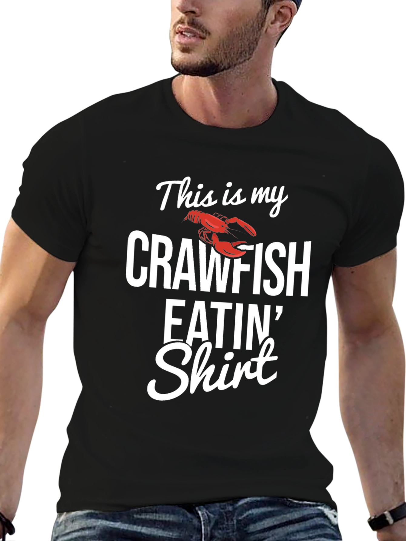 Crawfish Eatin Shirt - Funny Cajun T-Shirt