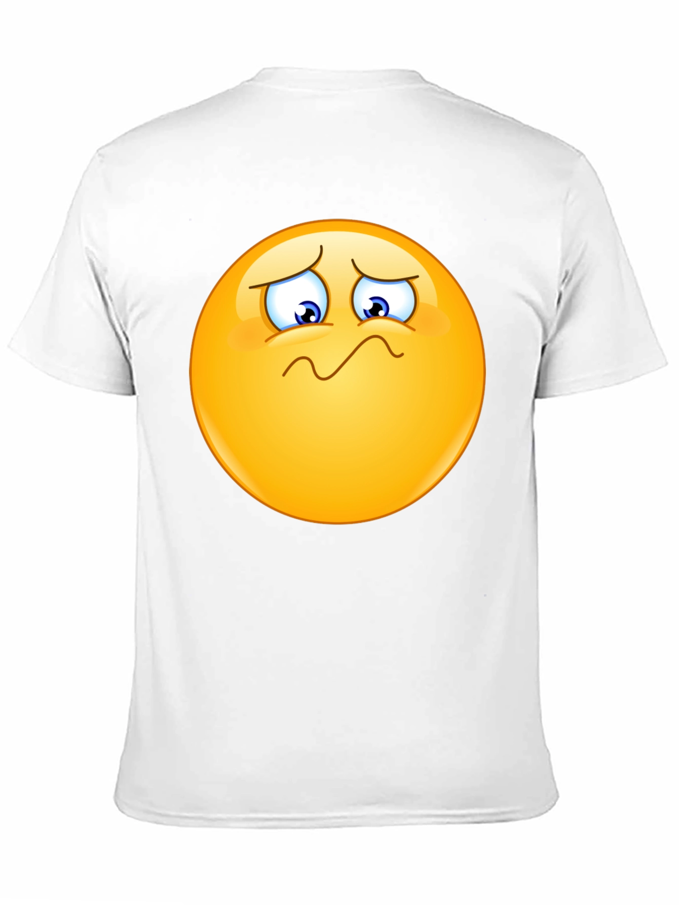Sad Emoji Black T-Shirt