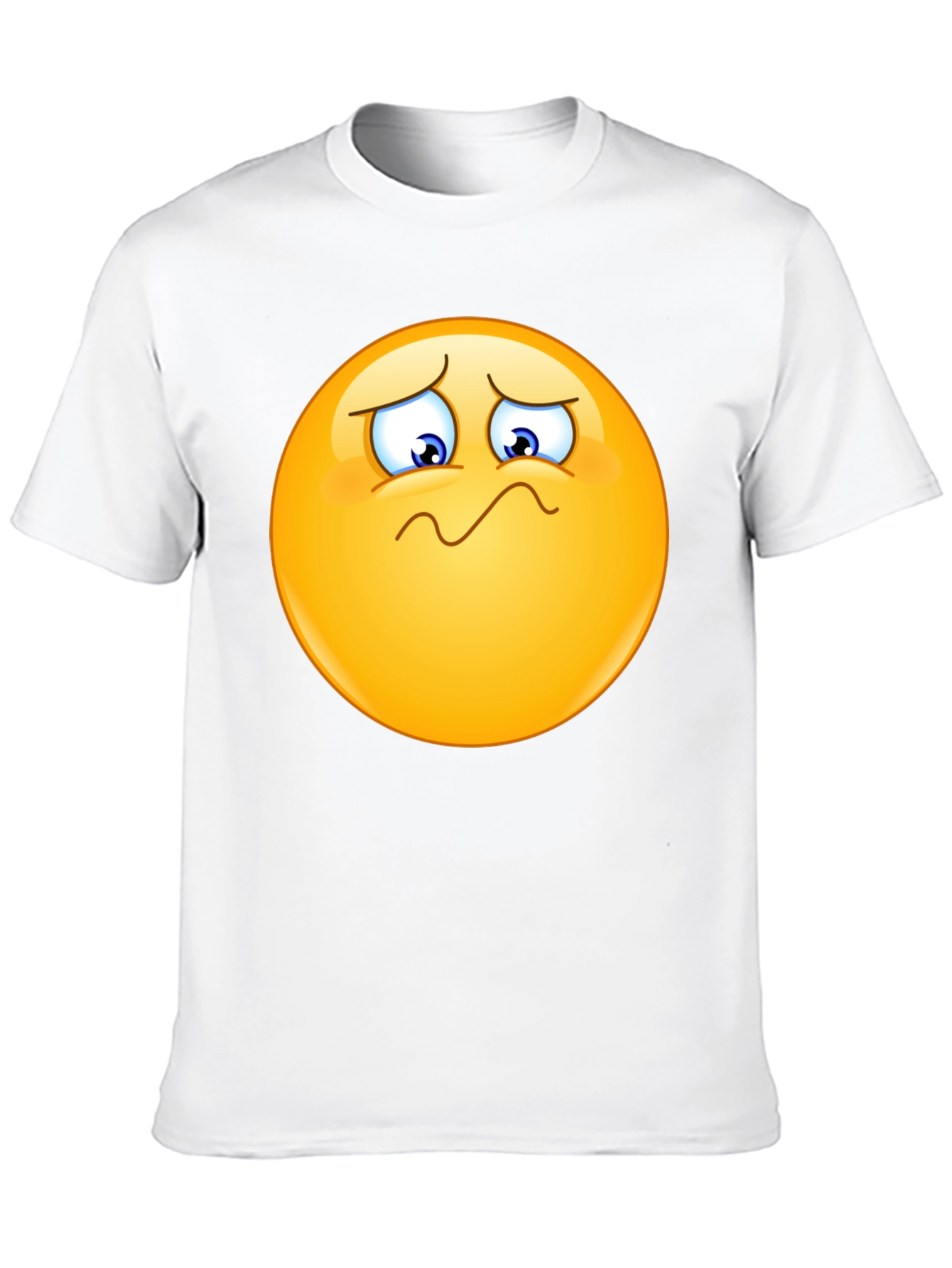 Sad Emoji Black T-Shirt