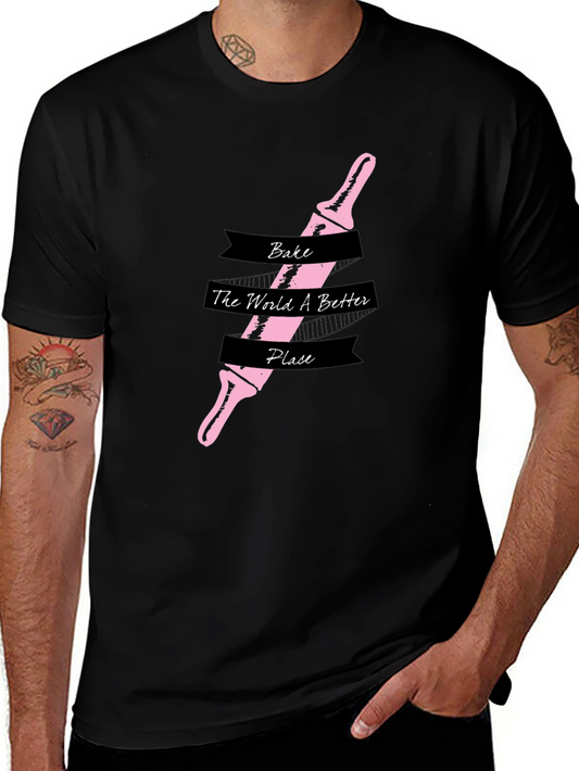 Bake the World Better T-Shirt - Rolling Pin