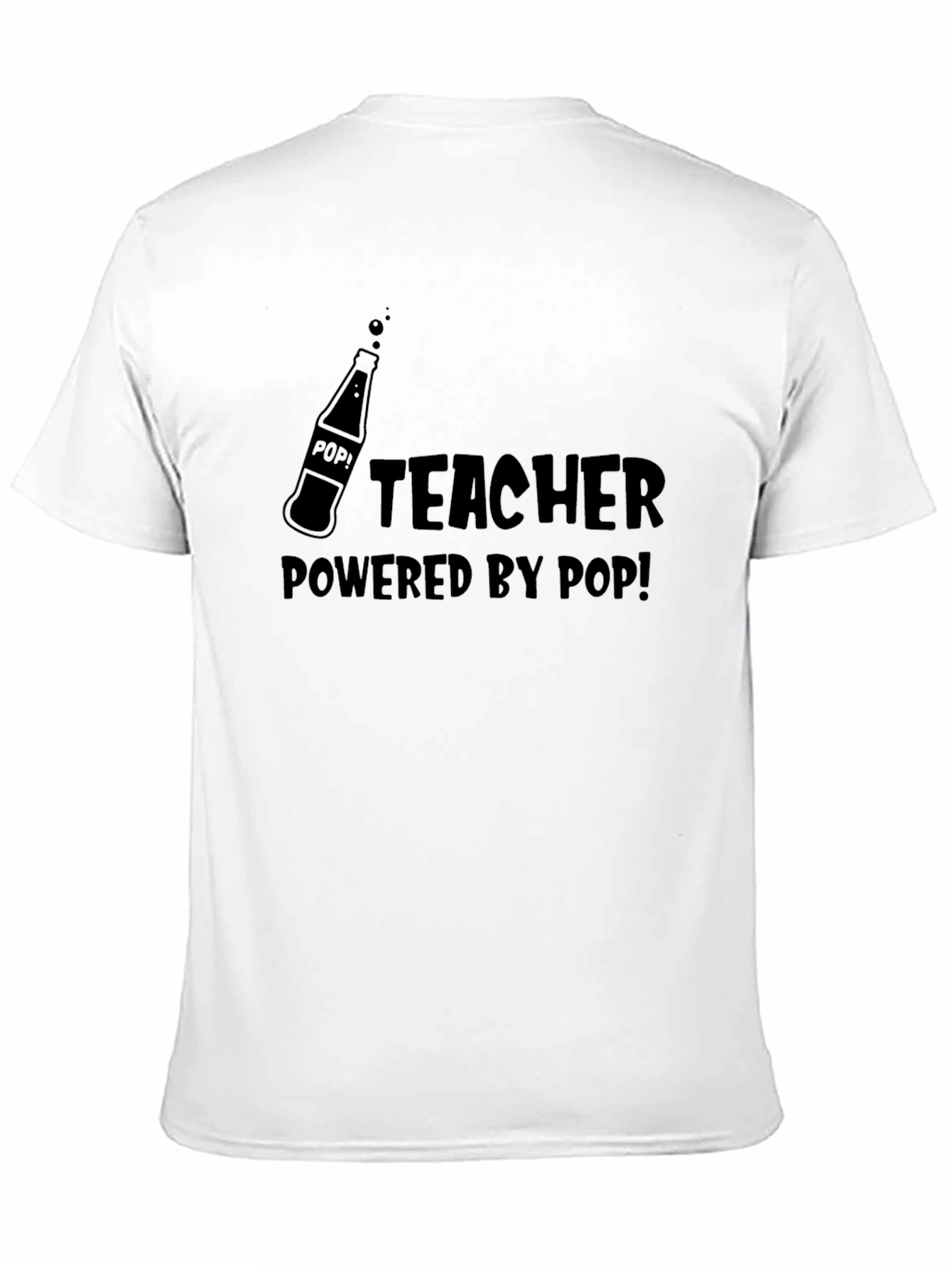 Teacher Powered By Pop Graphic T-Shirt
