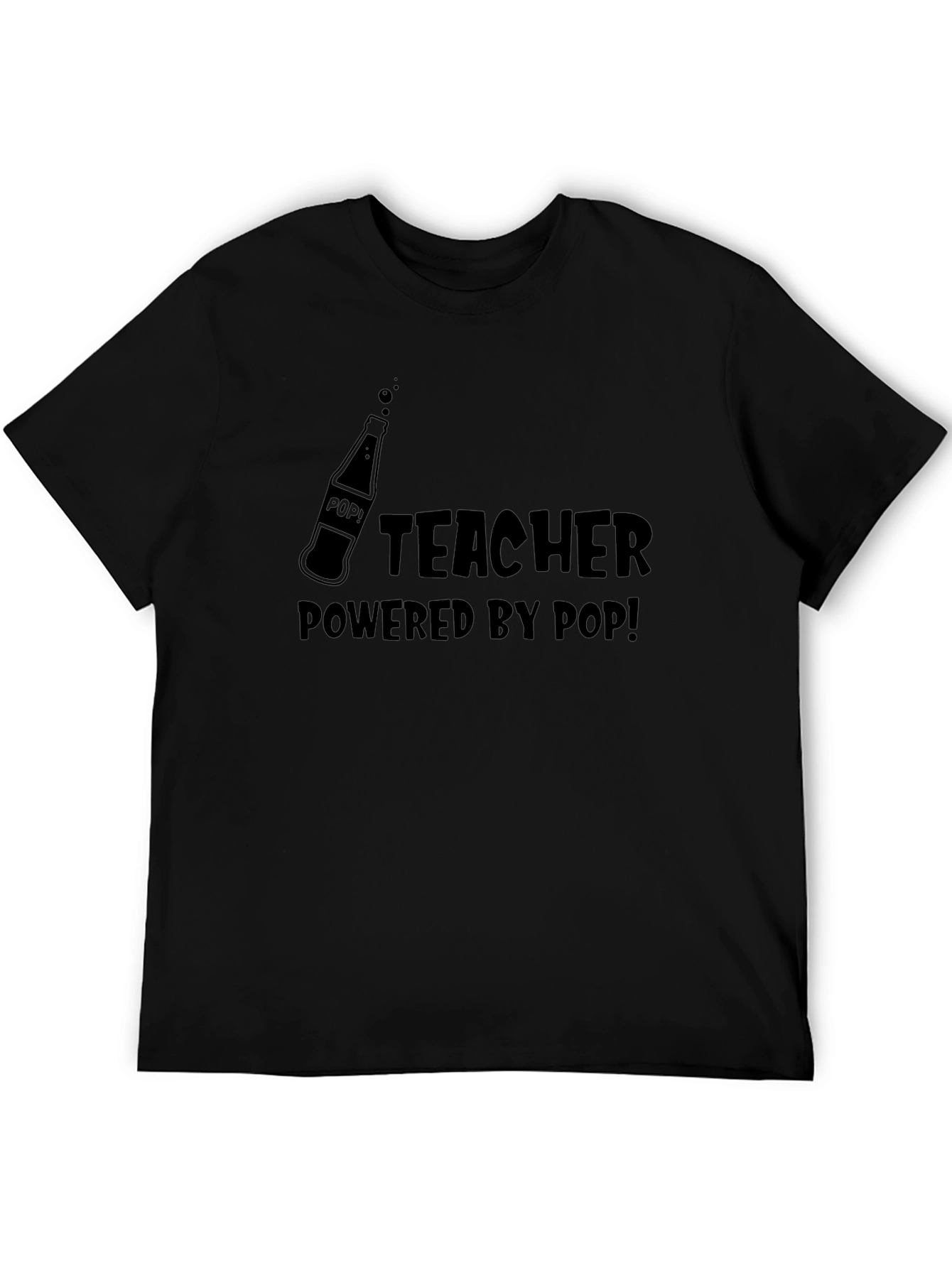 Teacher Powered By Pop Graphic T-Shirt