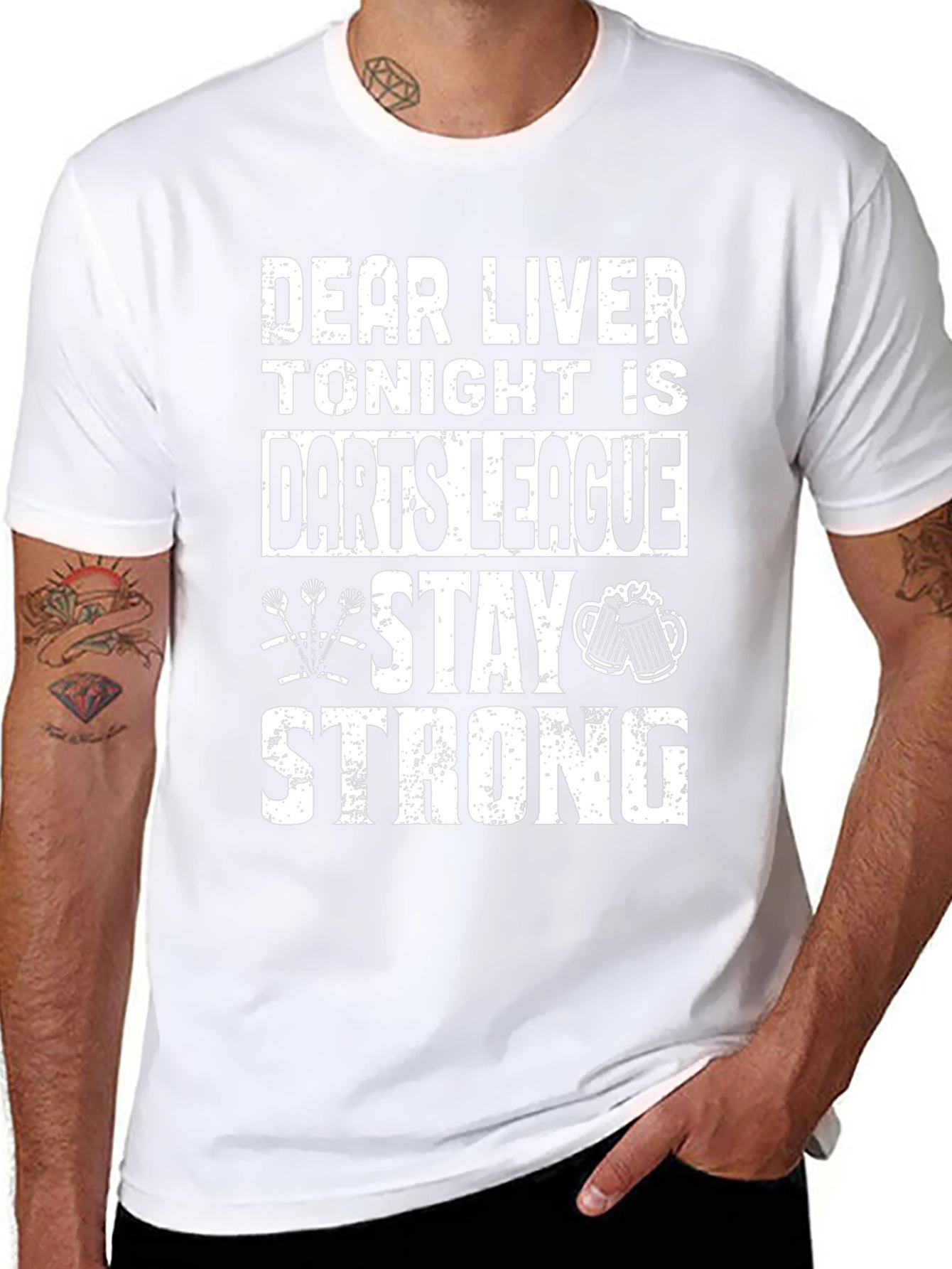 Dear Liver Tonight Is Darts League T-Shirt