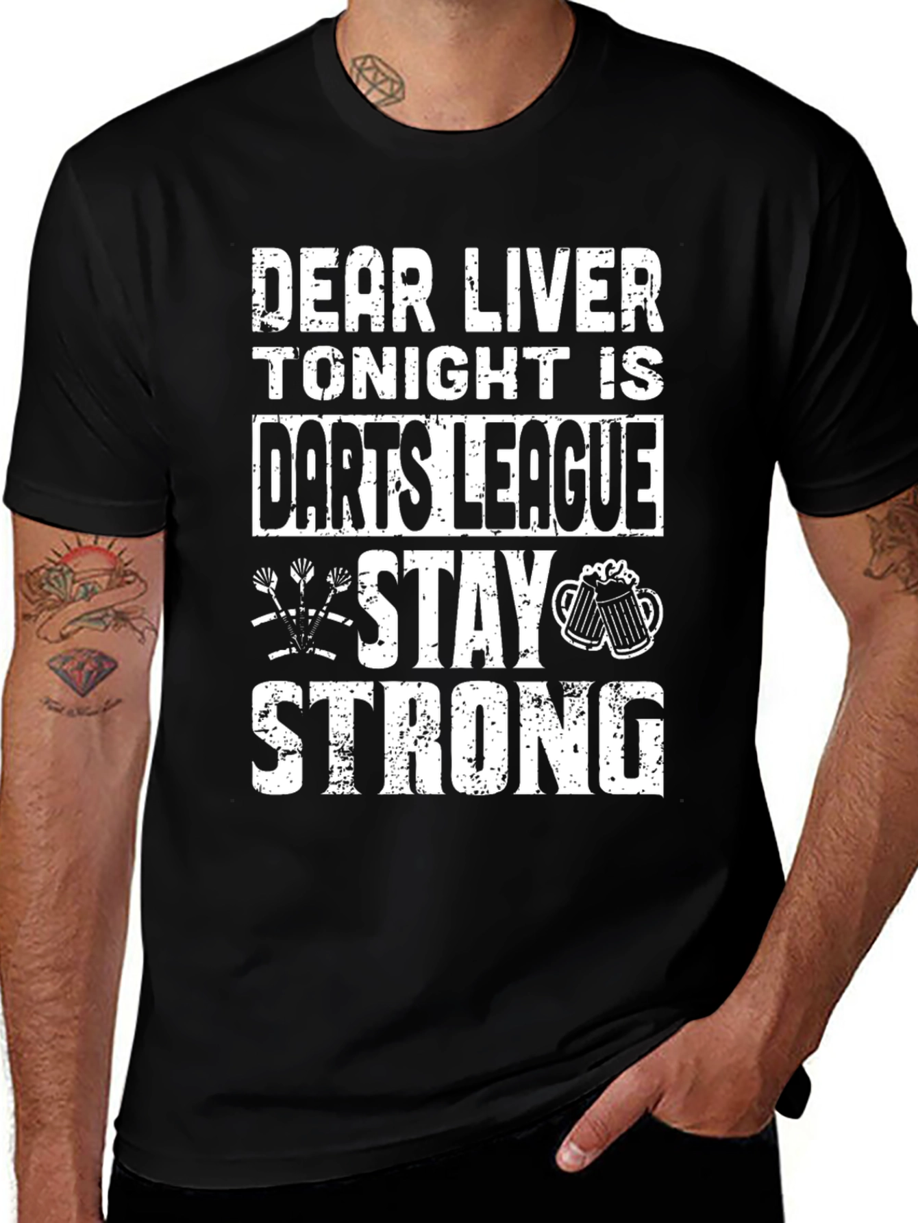 Dear Liver Tonight Is Darts League T-Shirt