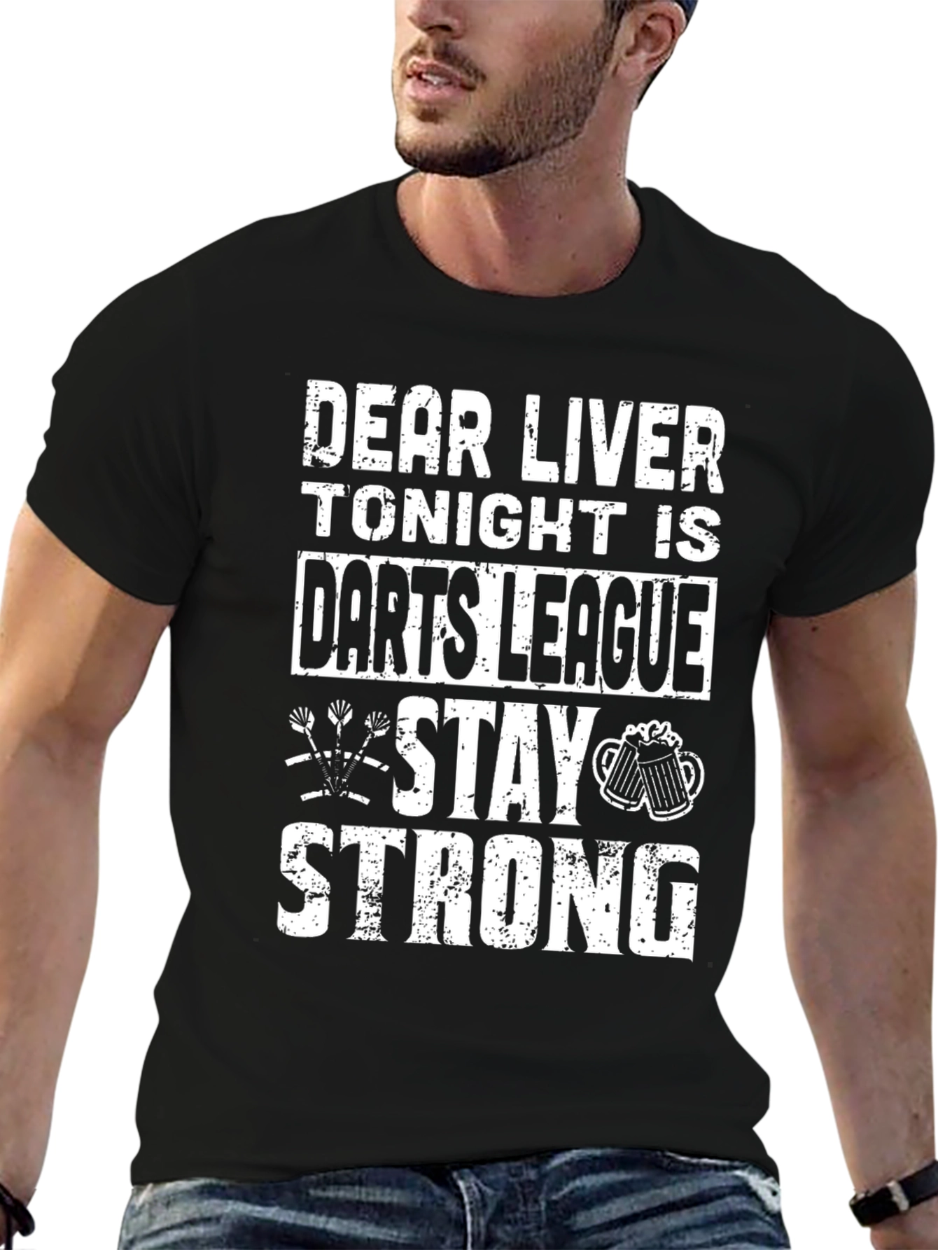Dear Liver Tonight Is Darts League T-Shirt