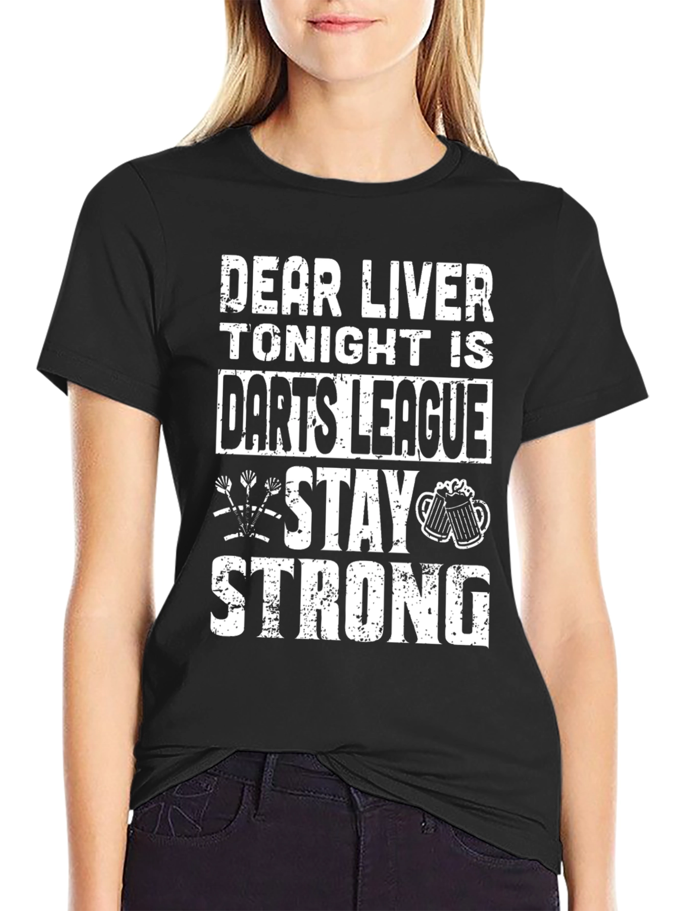 Dear Liver Tonight Is Darts League T-Shirt