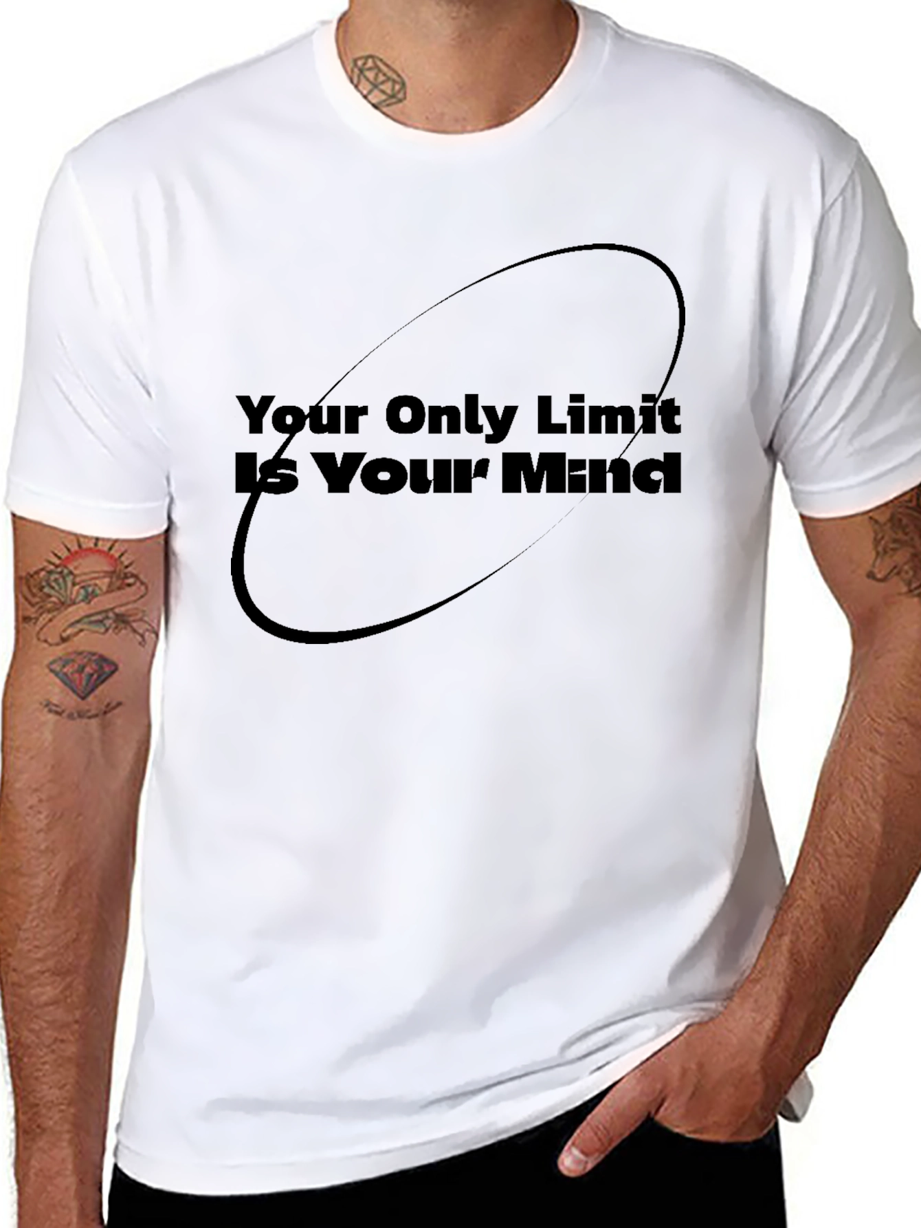 Inspirational Mindset T-Shirt - Black