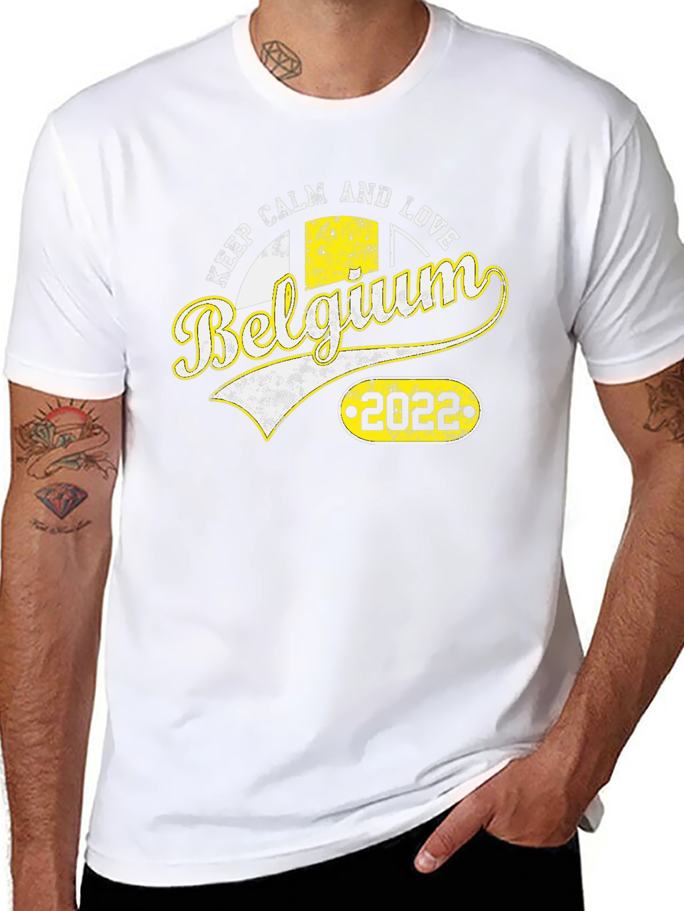 Keep Calm and Love Belgium 2022 T-Shirt