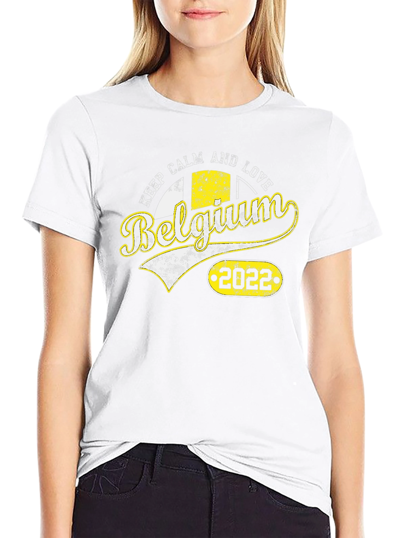 Keep Calm and Love Belgium 2022 T-Shirt