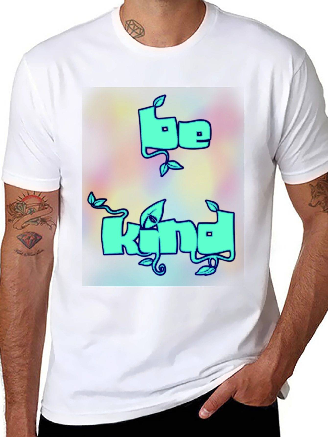 Be Kind Graphic Tee - Soft Cotton Blend T-Shirt